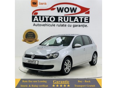 VOLKSWAGEN GOLF VI 2009 1.6MPI E5 GARANTIE Rate Avans 0 Doar Cu Buletinul