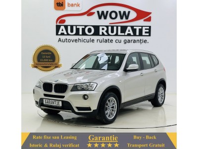 BMW X3 S-Drive 2013 2.0D E5 GARANTIE Rate Avans 0 Doar Cu Buletinul