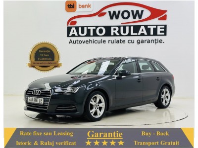 AUDI A4 2017 2.0D E6 GARANTIE Rate Avans 0 Doar Cu Buletinul