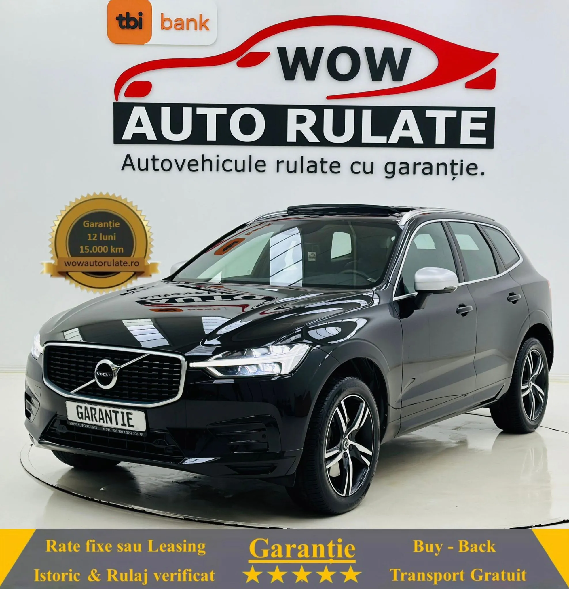 VOLVO Xc-60 2018 4x4 2.0D E6 GARANTIE Rate Avans 0 Doar Cu Buletinul 2018 - WOW Auto Rulate