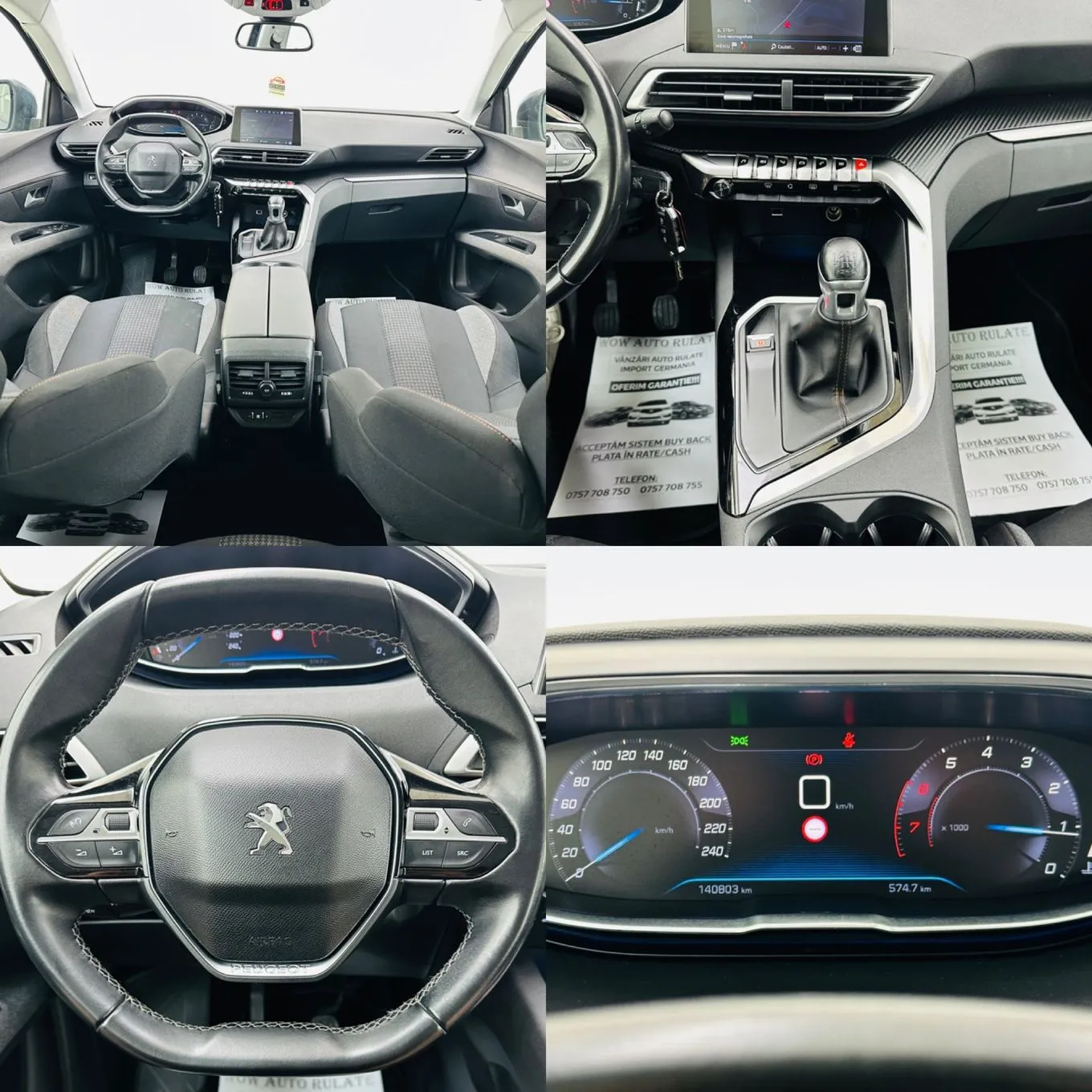PEUGEOT 5008 2019 1.2I E6 GARANTIE 12 LUNI Rate Avans 0 Doar Cu Buletinul