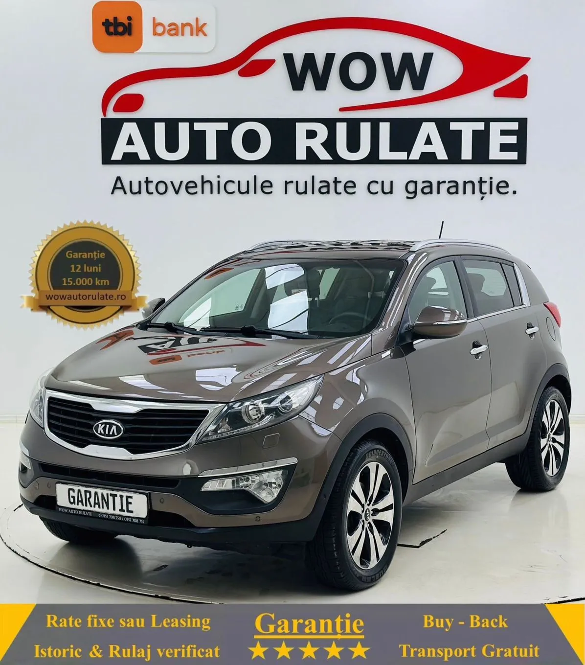 KIA SPORTAGE 2012 2.0D E5 GARANTIE 12 LUNI Rate Avans Doar cu Buletinul 2012 - WOW Auto Rulate