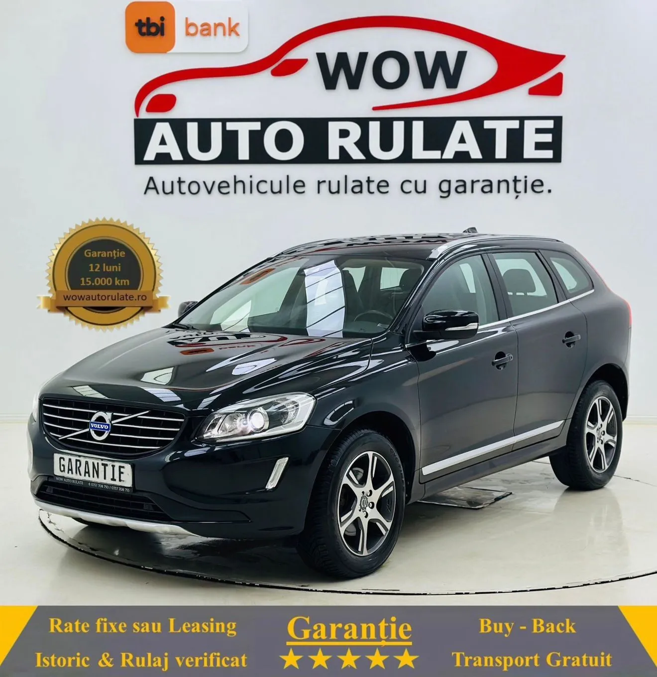 VOLVO Xc-60 2015 2.0D E6 GARANTIE 12 LUNI Rate Avans 0 Doar cu Buletinul 2015 - WOW Auto Rulate