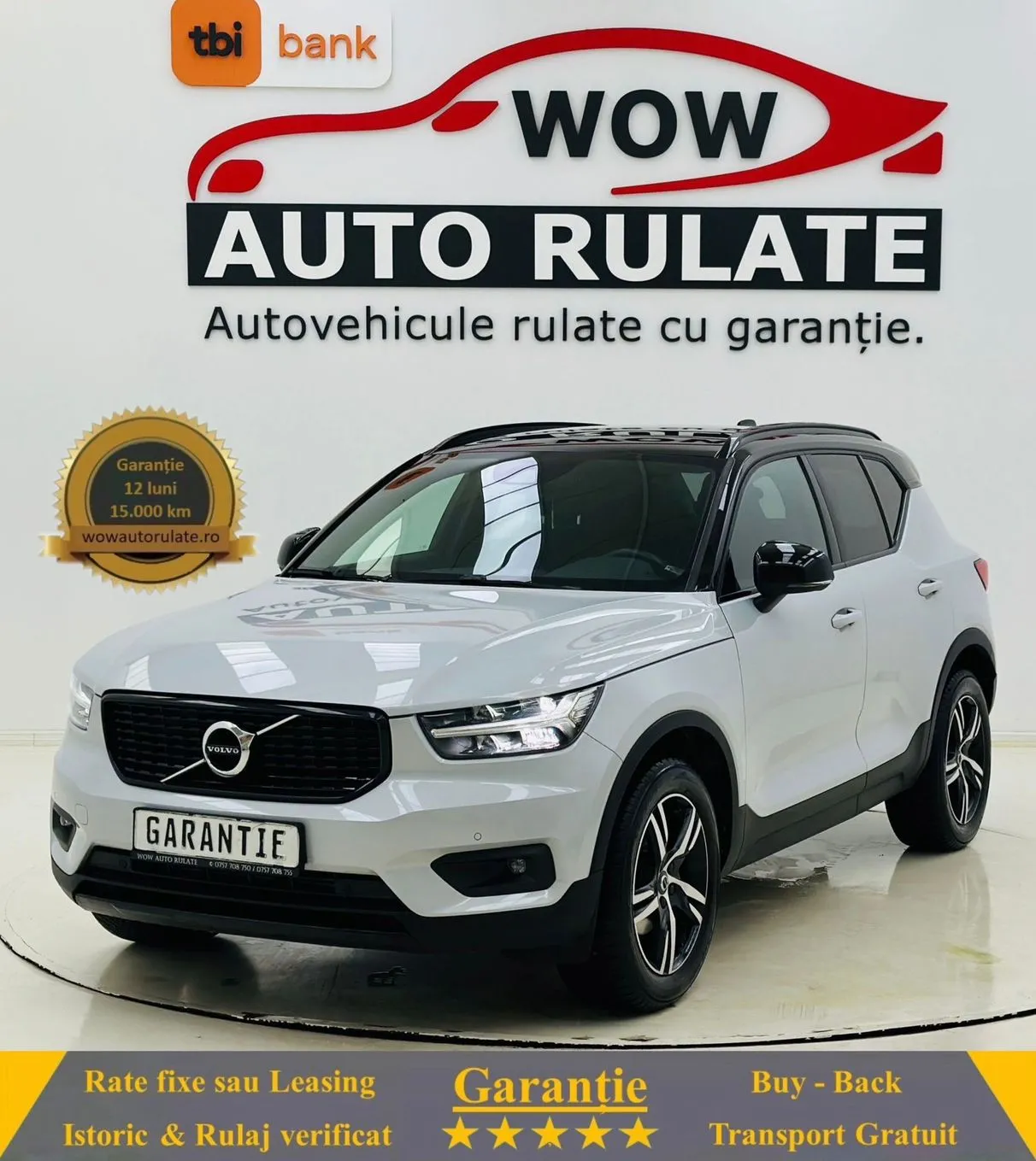 VOLVO Xc-40 2019 1.5I E6 GARANTIER 12 LUNI Rate Avans 0 Doar cu Buletiunul 2019 - WOW Auto Rulate