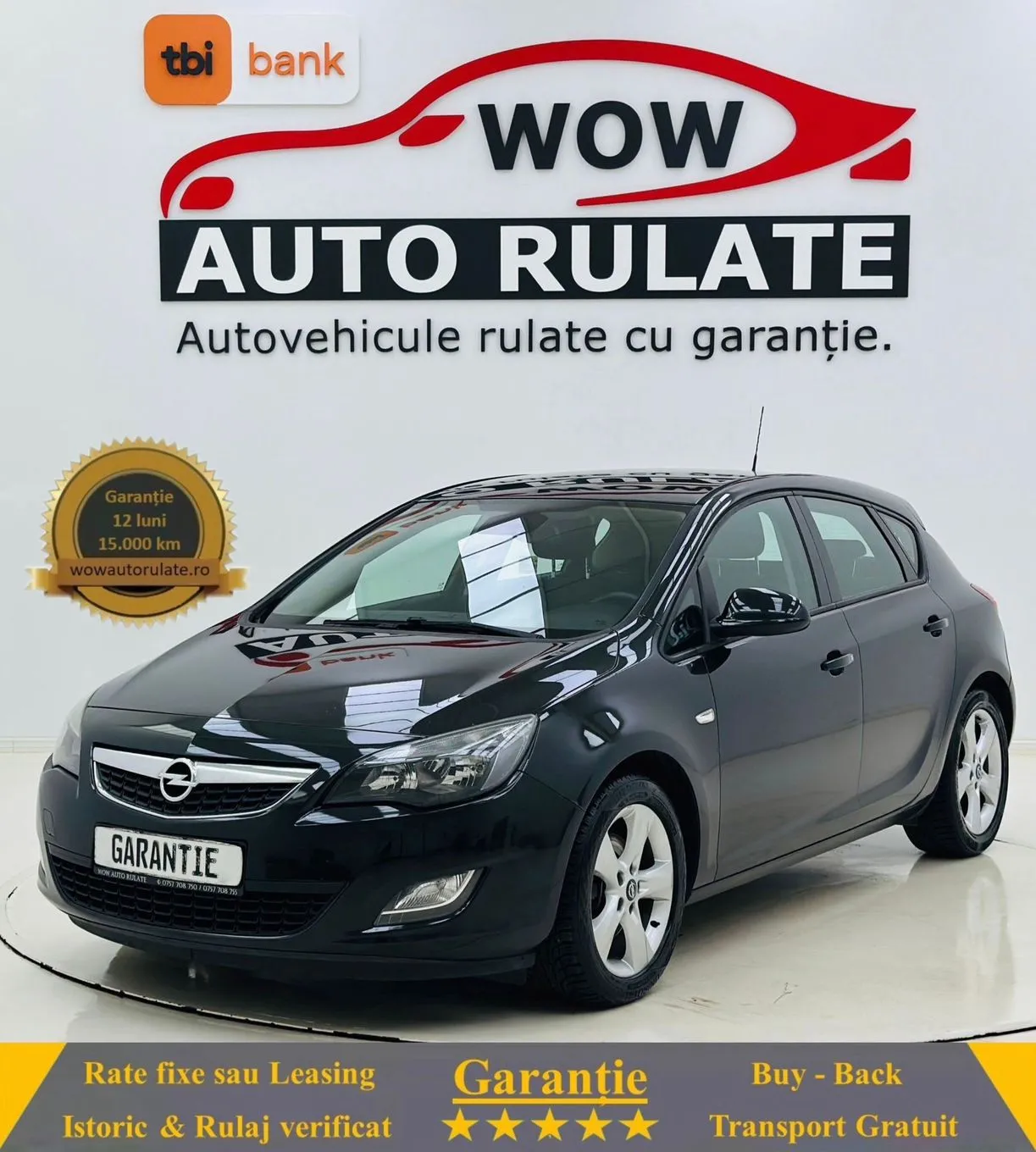 OPEL ASTRA 2012 1.7D E5 GRANTIE 12 LUNI Rate Avans 0 Doar cu Buletinul 2012 - WOW Auto Rulate