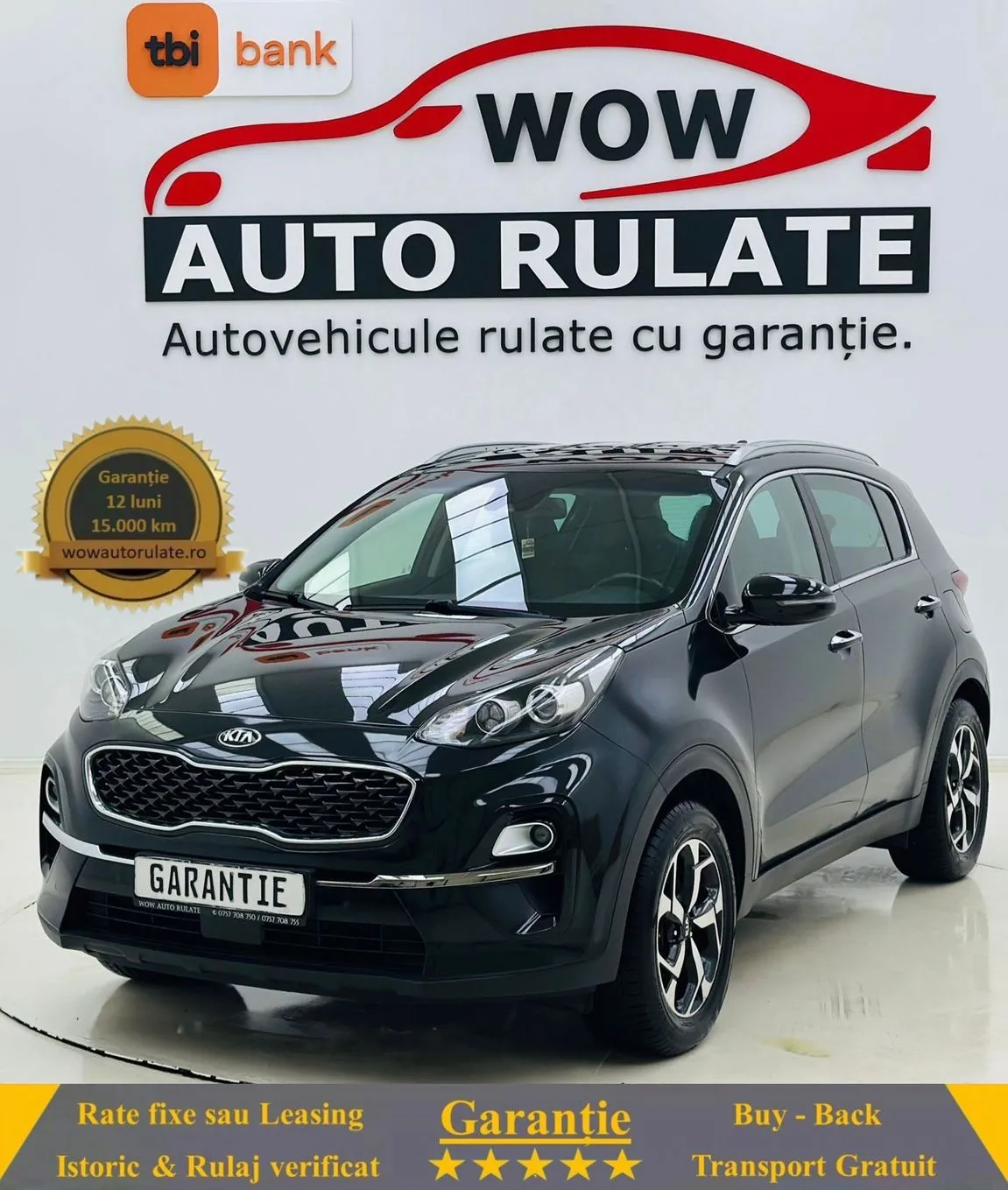 KIA SPORTAGE 2020 1.6D E6 GARANTIE 12 LUNI Rate Avans 0 Doar cu Buletinul 2020 - WOW Auto Rulate