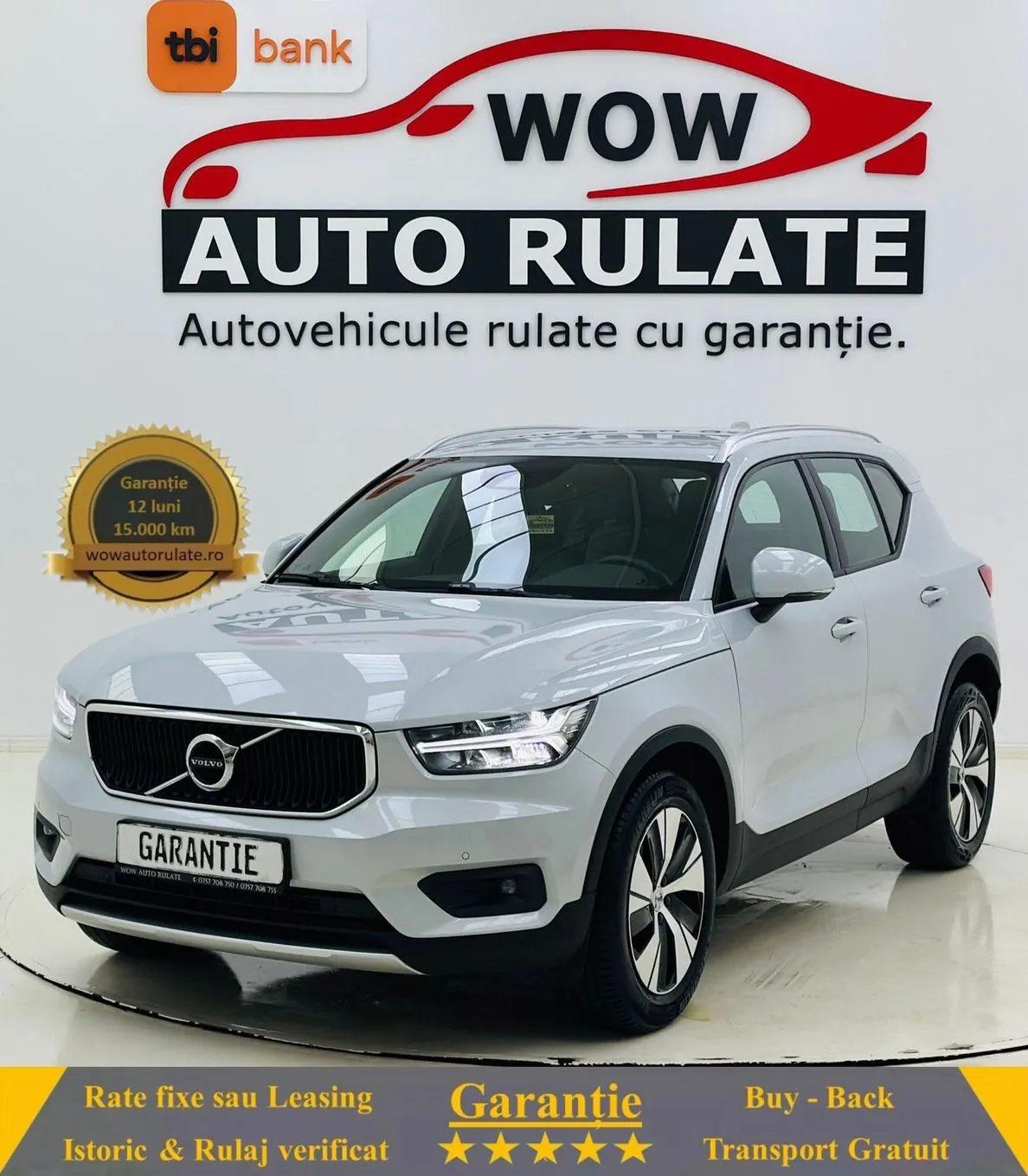 VOLVO Xc-40 2020 1.5I E6 GARANTIE 12 LUNI Rate Avans 0 Doar cu Buletunul 2020 - WOW Auto Rulate