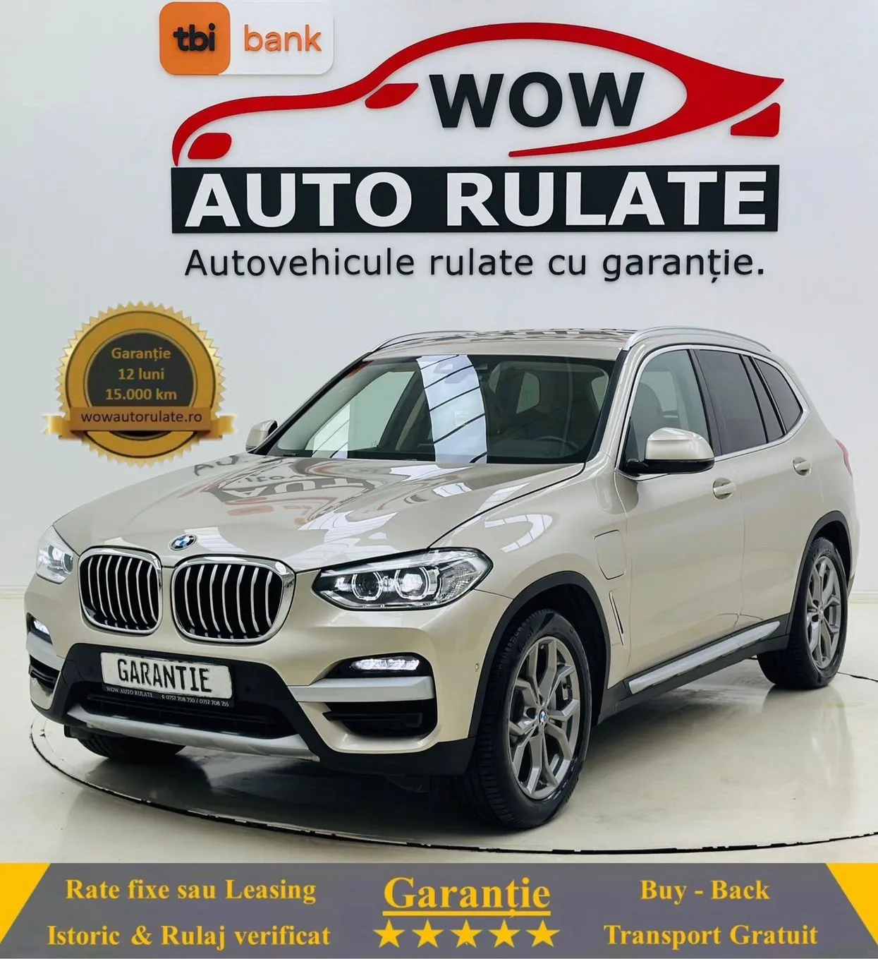 BMW X3 2020 2.0I E6 GARANTIE 12 LUNI Rate Avans 0 Doar cu Buletinul 2020 - WOW Auto Rulate