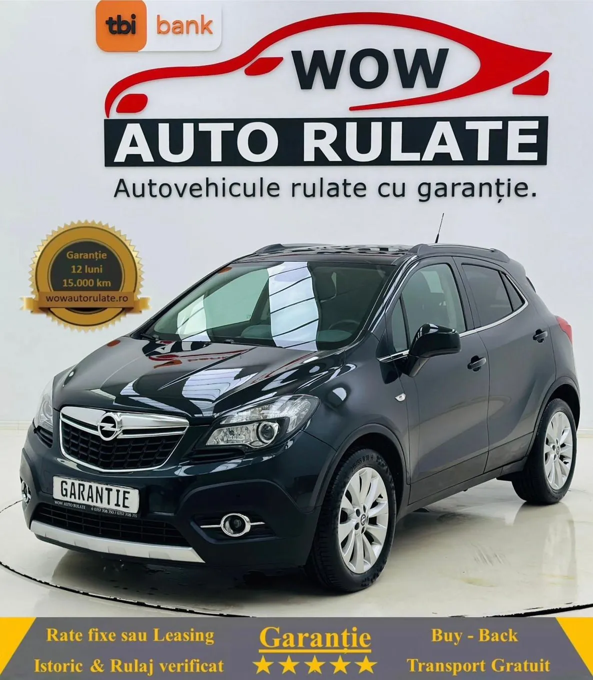 OPEL MOKKA 2015 1.6D E6 GARANTIE 12 LUNI Rate Avans 0 Doar cu Buletinul 2015 - WOW Auto Rulate