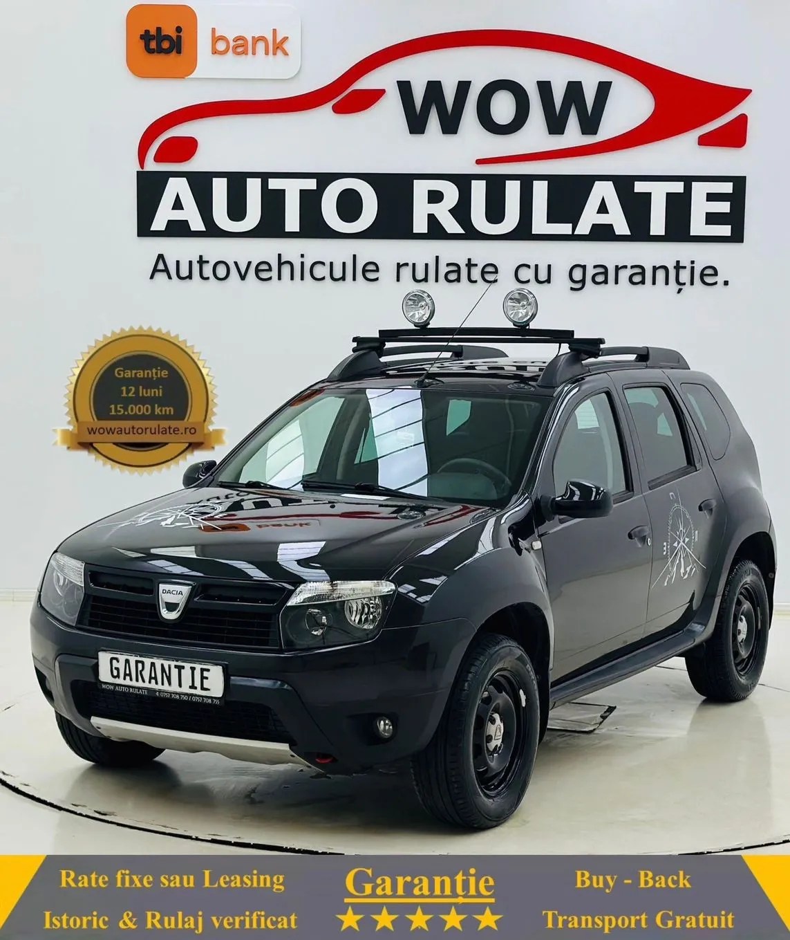 DACIA DUSTER 2013 1.6I E5 GARANTIE 12 LUNI Rate Avans 0 Doar cu Buletinul 2013 - WOW Auto Rulate