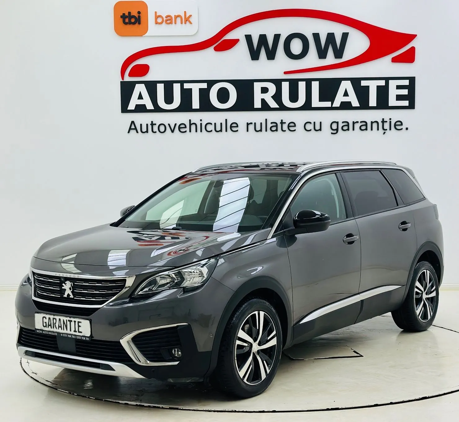 PEUGEOT 5008 2017 1.2I E6 GARANTIE 12 LUNI Rate Avans 0 Doar cu Buletinul 2017 - WOW Auto Rulate