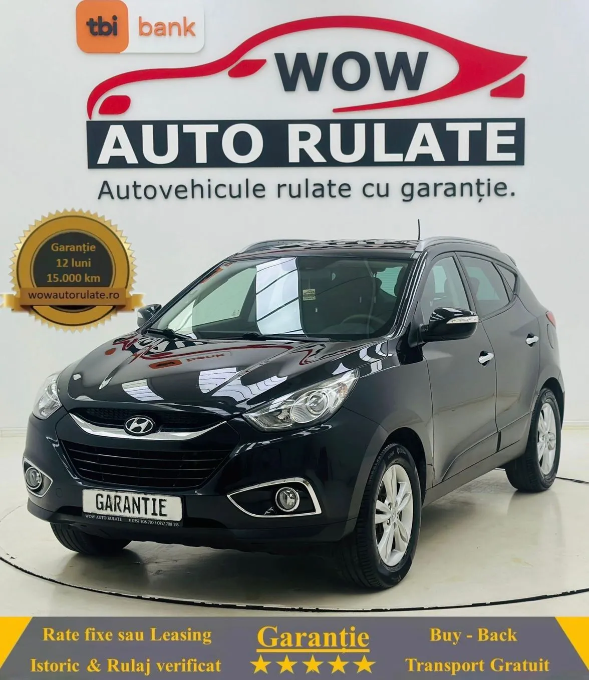 HYUNDAI IX35 2011 1.7D E5 GRANTIE 12 LUNI Rate Avans 0 Doar cu Buletinul 2011 - WOW Auto Rulate