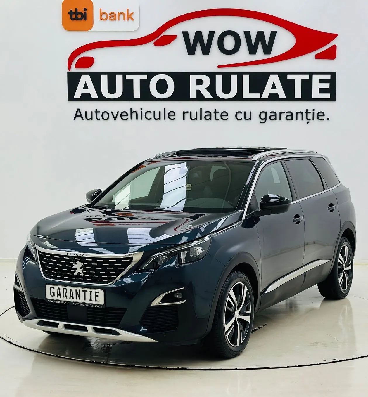 PEUGEOT 5008 2018 1.2I E6 GARANTIE 12 LUNI Rate Avans 0 Doar cu Buletinul 2018 - WOW Auto Rulate