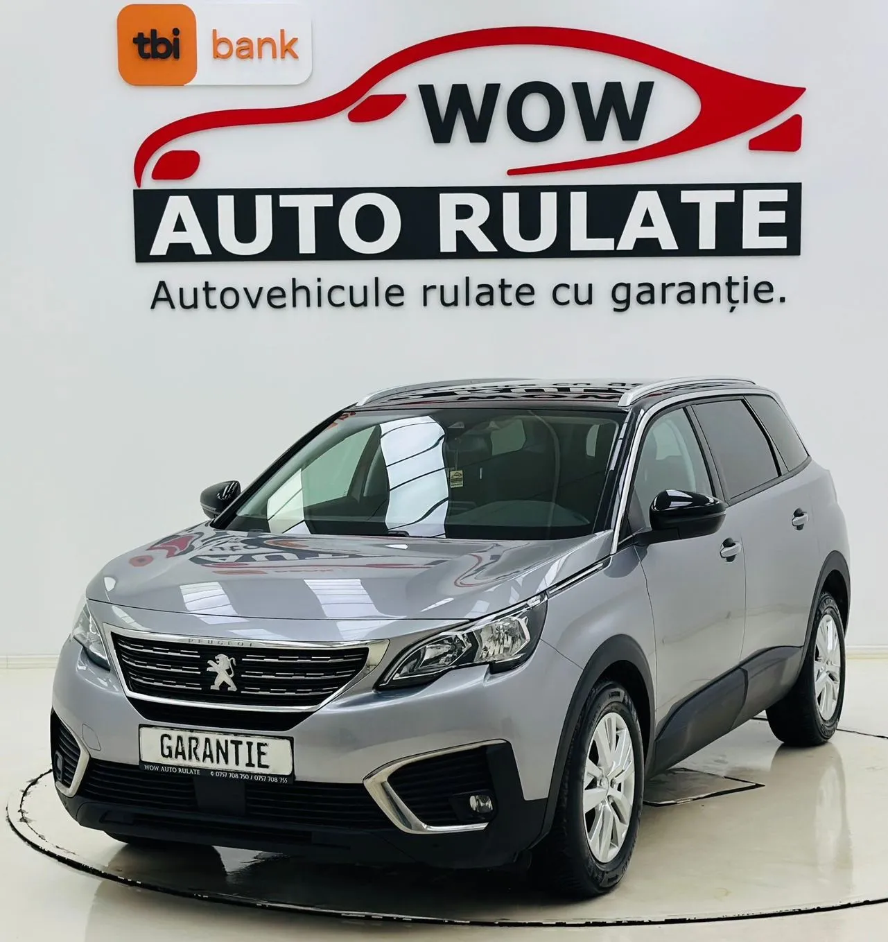 PEUGEOT 5008 2018 1.2I E6 GARANTIE 12LUNI Rate Avans 0 Doar cu Buletinul 2018 - WOW Auto Rulate