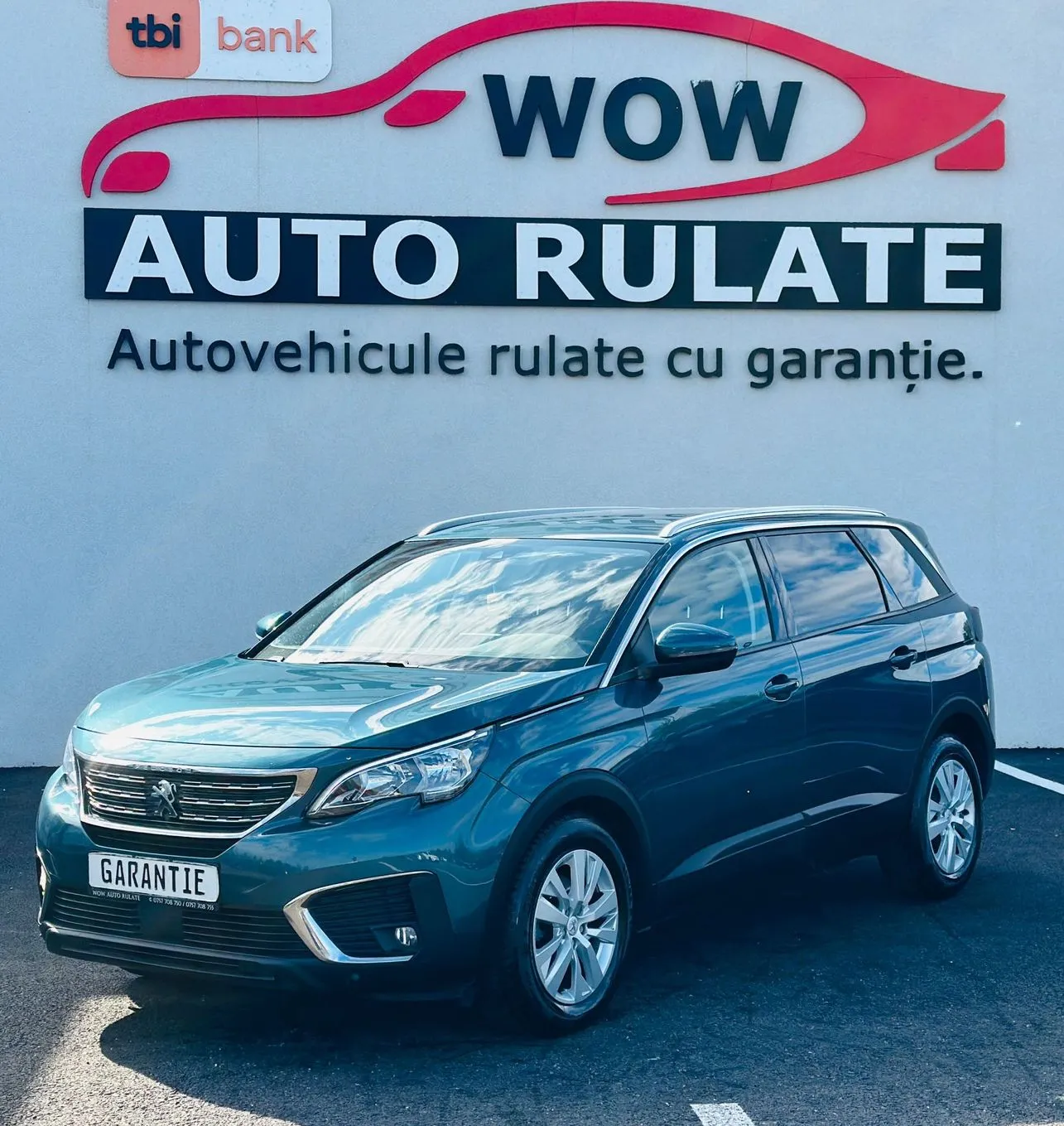 PEUGEOT 5008 2018 1.2I E6 GARANTIE 12 LUNI Rate Avans 0 Doar Cu Buletinul 2018 - WOW Auto Rulate