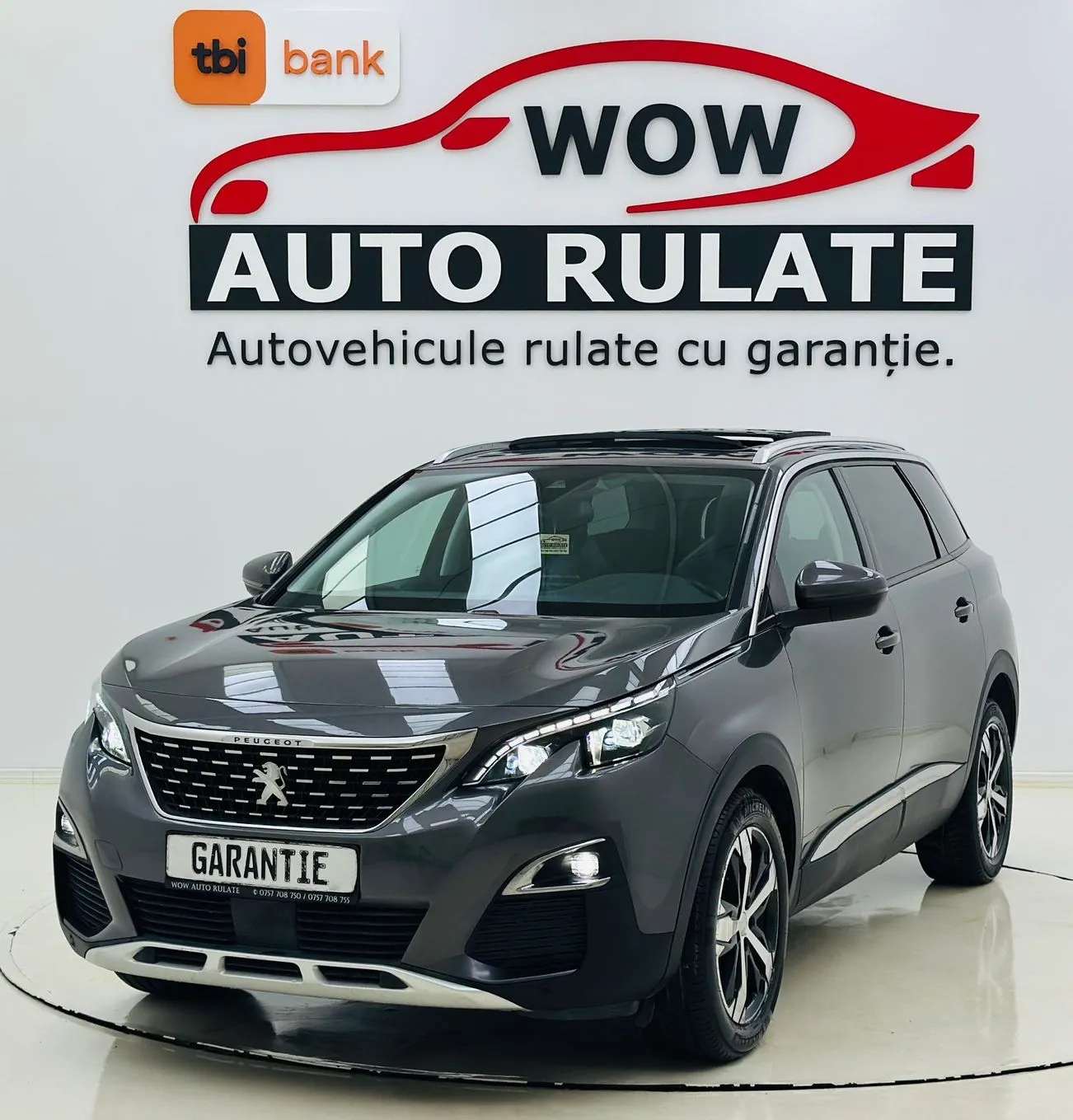PEUGEOT 5008 2017 1.2I E6 Garantie 12 Luni Rate Avans 0 Doar Cu Buletinul 2017 - WOW Auto Rulate