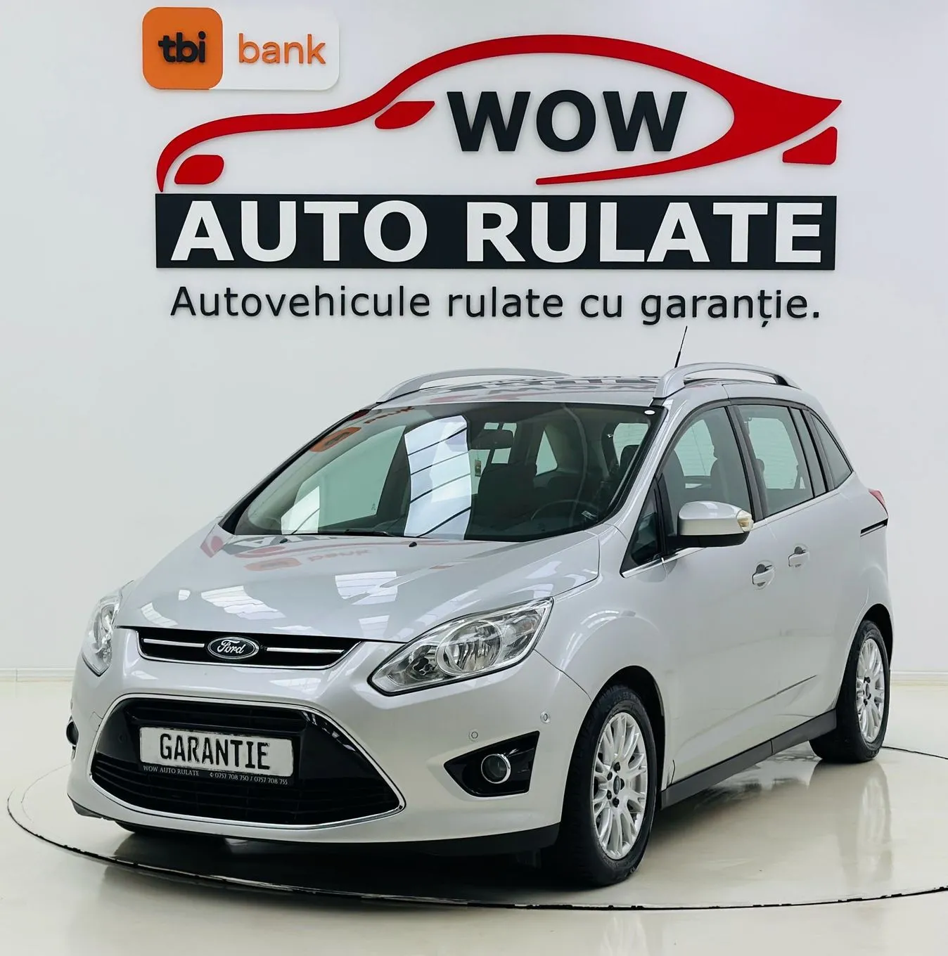 FORD GRAND C-MAX 2011 1.6D E5 GARANTIE 12 LUNI Rate Avans 0 Doar cu Buletinul 2011 - WOW Auto Rulate