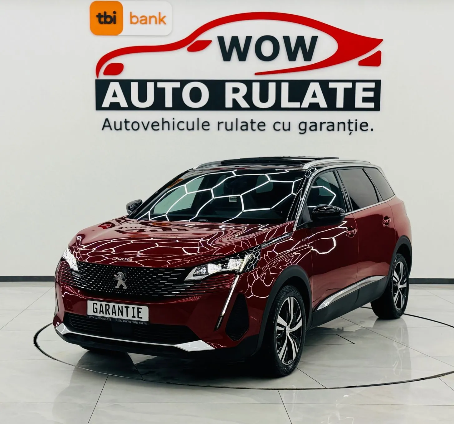 PEUGEOT 5008 2021 1.5D E6 Garantie 12 Luni Rate Avans 0 Doar Cu Buletinul 2021 - WOW Auto Rulate