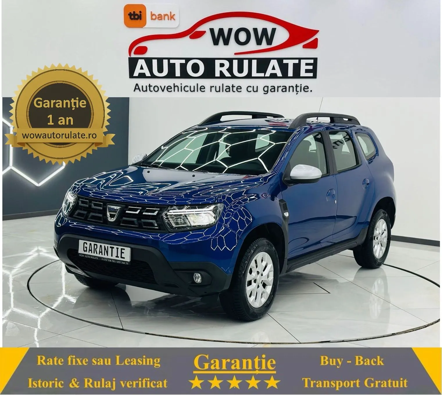 DACIA DUSTER 2023 1.5D E6 Garantie 12 Luni Rate Avans 0 Doar Cu Buletinul 2023 - WOW Auto Rulate