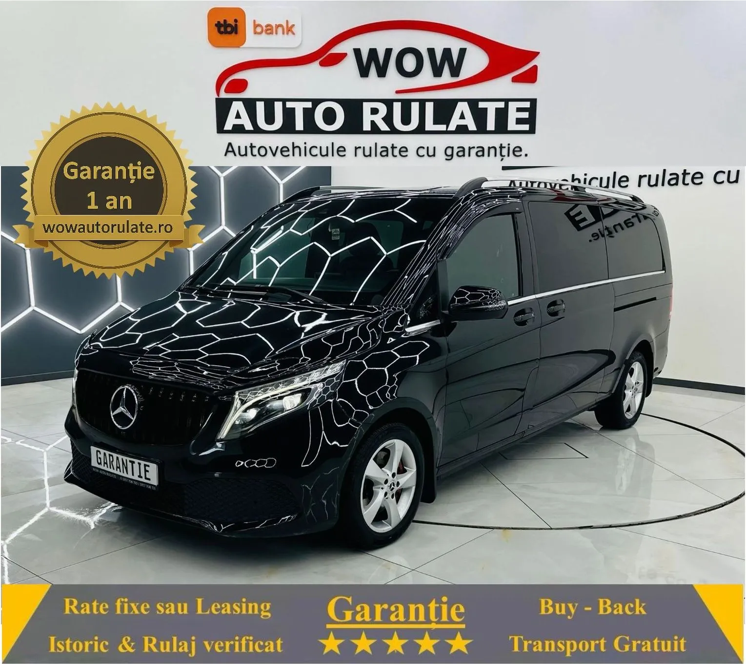 MERCEDESBENZ V 2020 2.0D E6 Garantie 12 Luni Rate Avans 0 Doar Cu Buletinul 2020 - WOW Auto Rulate