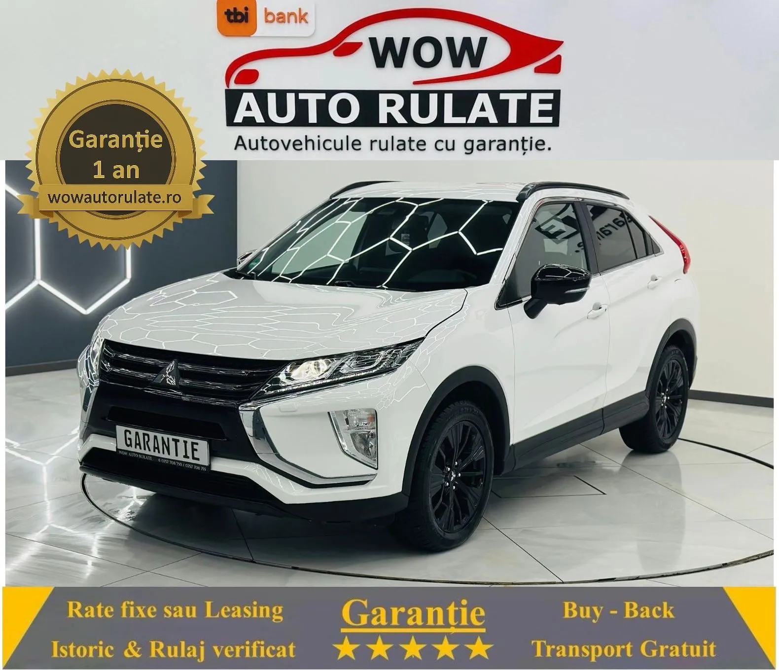 MITSUBISHI Eclipse-cross 2019 2.2D E6 4X4 Garantie 12 Luni Rate Avans 0 Doar Cu Buletinul 2019 - WOW Auto Rulate