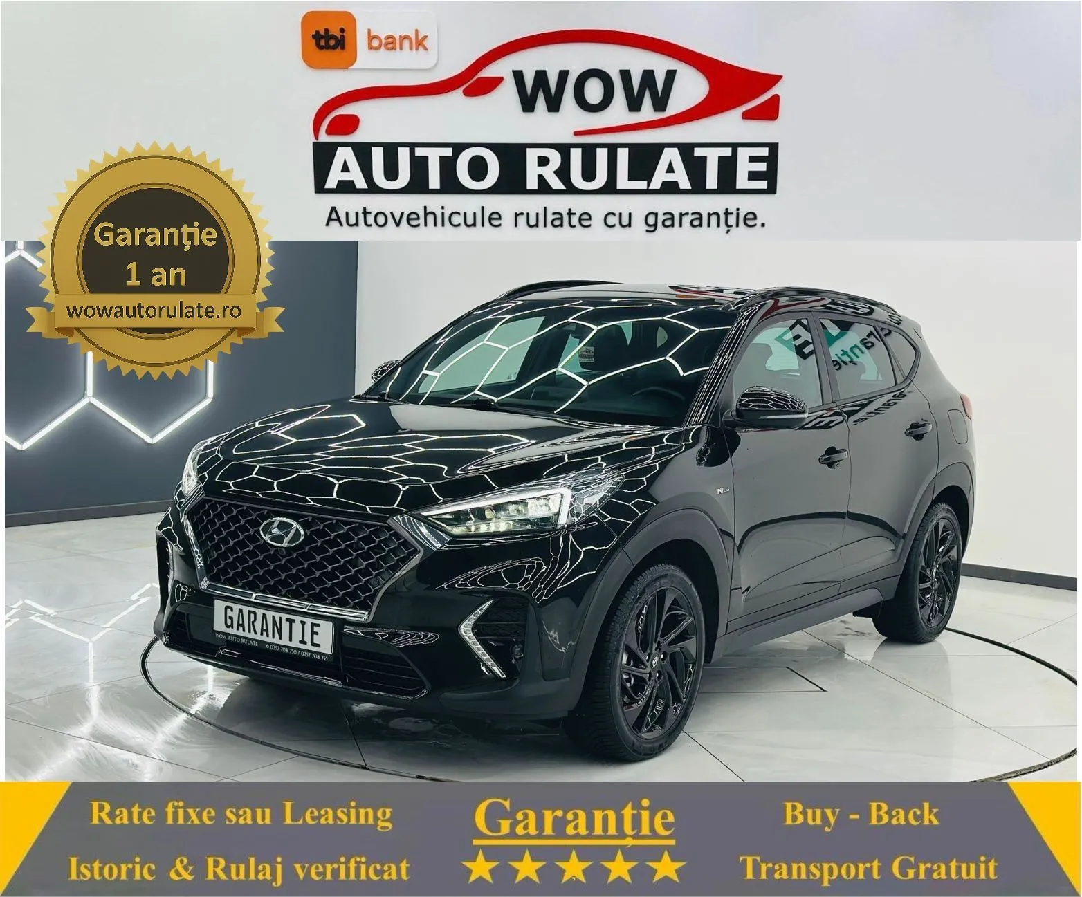HYUNDAI TUCSON 2020 1.6D E6 N-Line Garantie 12 Luni Rate Avans 0 Doar cu Buletinul 2020 - WOW Auto Rulate