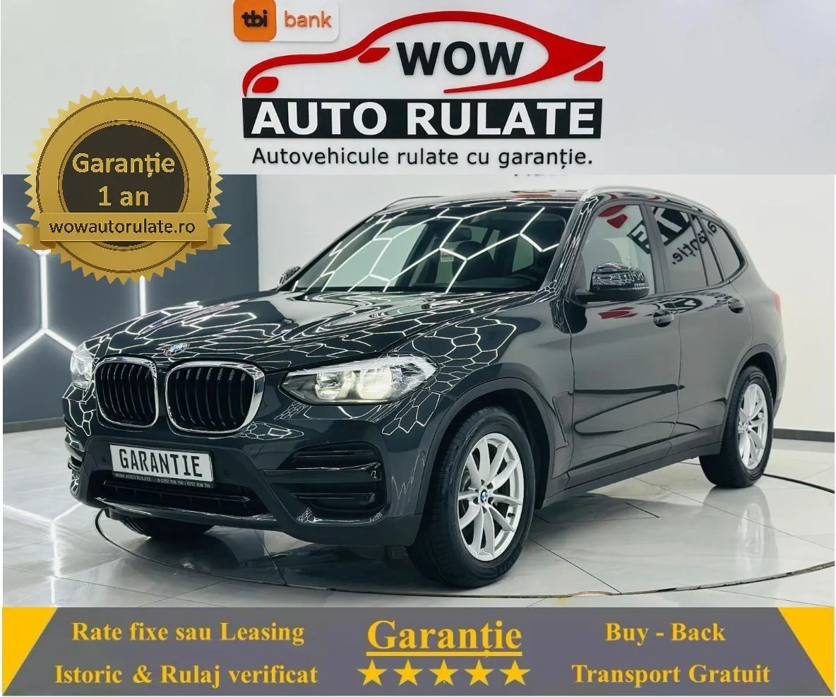 BMW X3 2019 2.0i E6 4x4 Garantie 12 Luni Rate Avans 0 Doar Cu Buletinul 2019 - WOW Auto Rulate