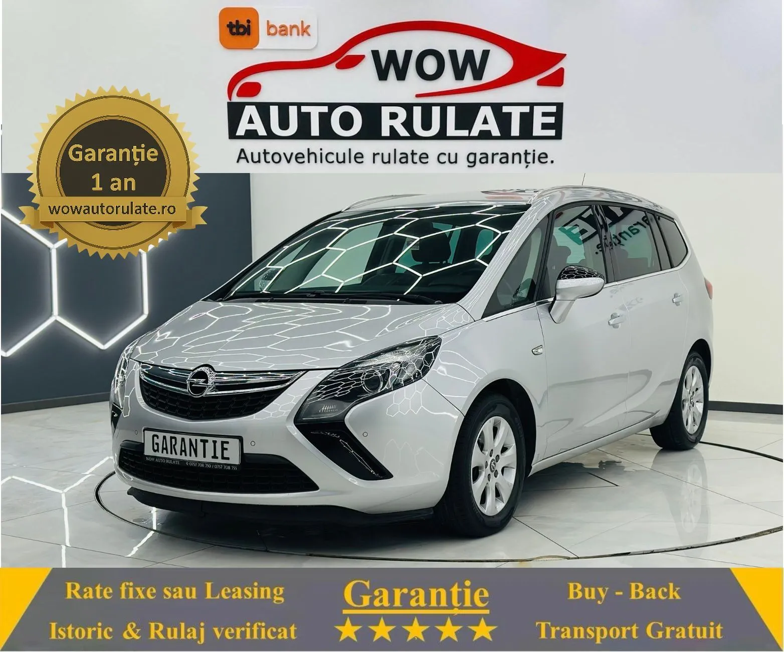 OPEL ZAFIRA 2016 1.6D E6 Garantie 12 Luni Rate Avans 0 Doar Cu Buletinul 2016 - WOW Auto Rulate