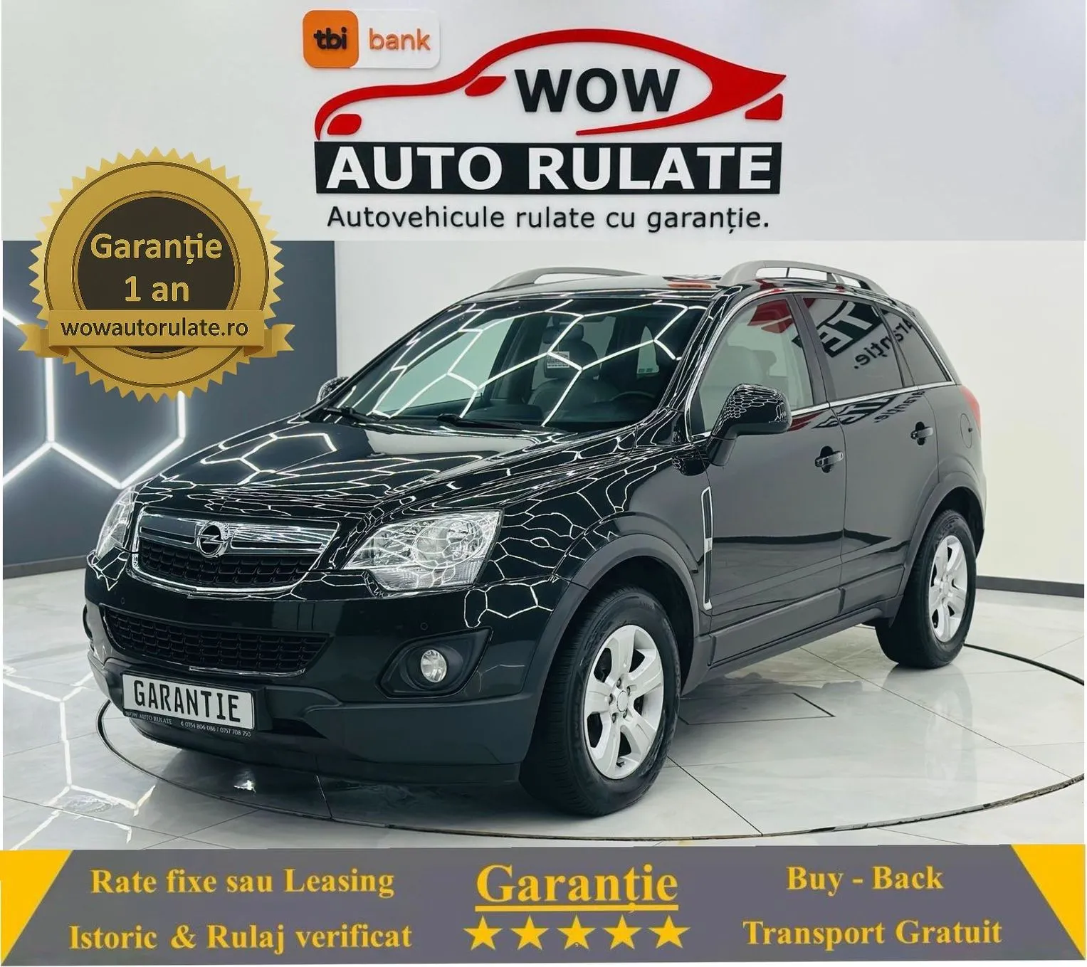 OPEL ANTARA 2015 2.2D E5 Garantie 12 Luni Rate Avans 0 Doar Cu Buletinul 2015 - WOW Auto Rulate