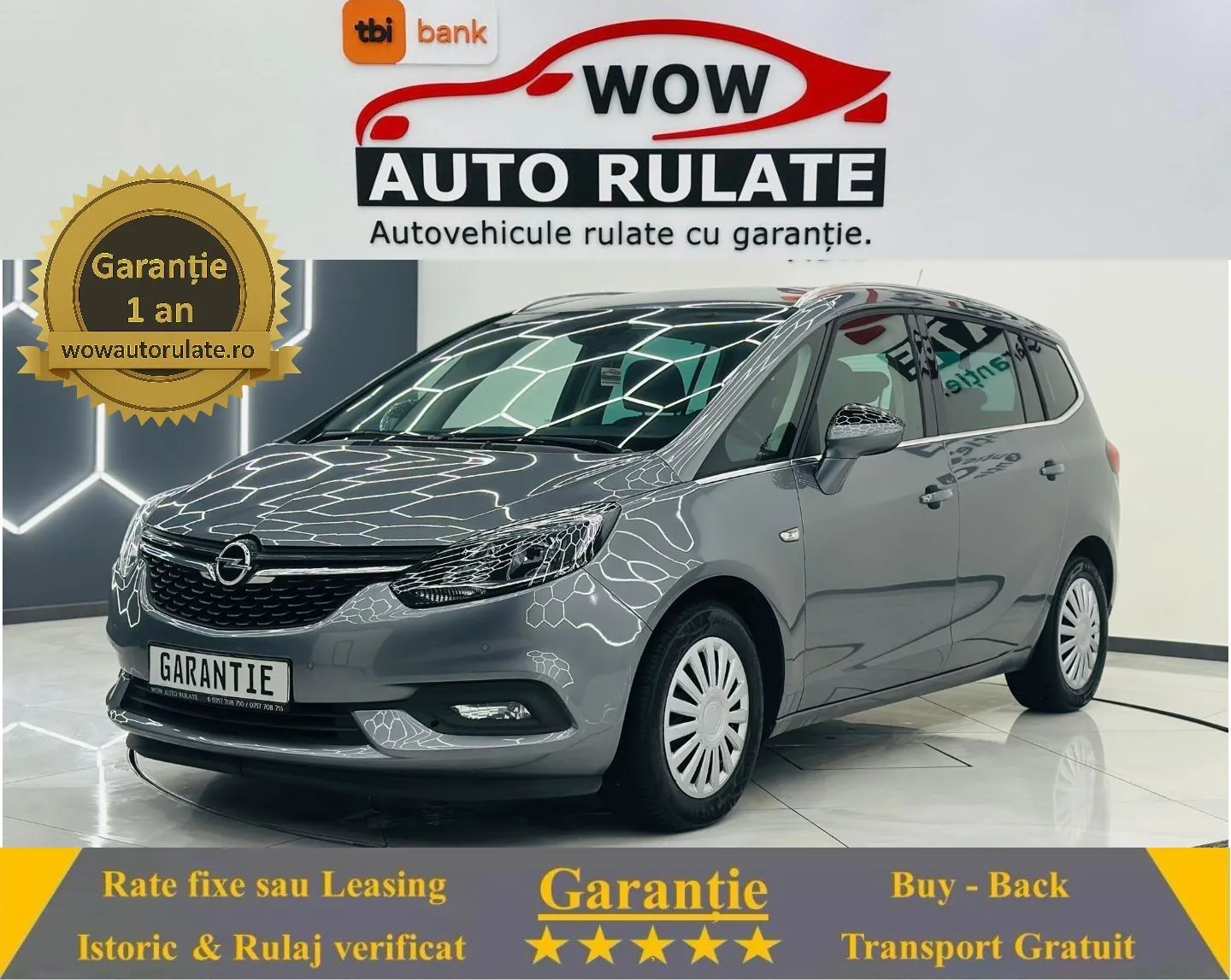 OPEL ZAFIRA 2018 1.6D E6 Garantie 12 Luni Rate Avans 0 Doar Cu Buletinul 2018 - WOW Auto Rulate