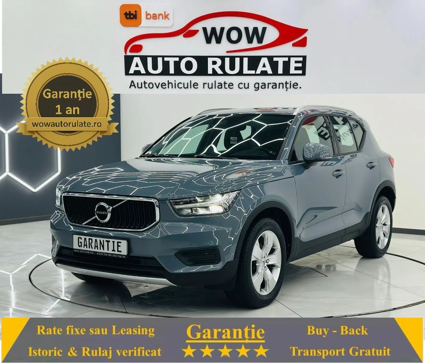 VOLVO Xc-40 2020 2.0D E6 Garantie 12 Luni Rate Avans 0 Doar Cu Buletinul 2020 - WOW Auto Rulate