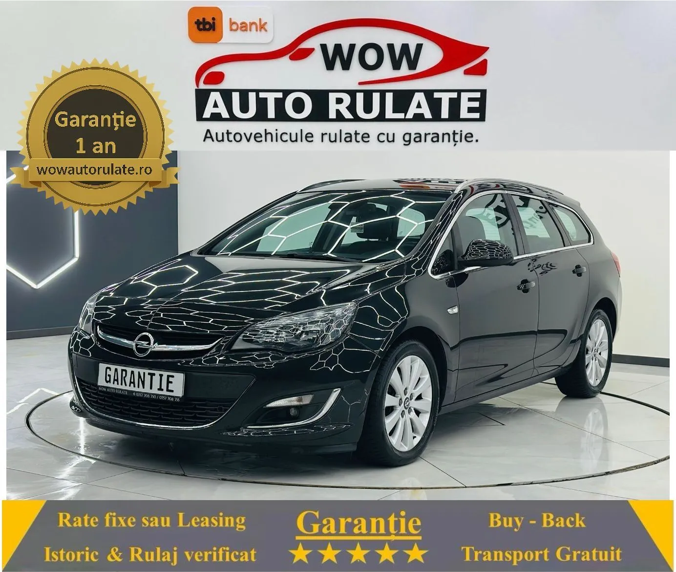 OPEL ASTRA 2014 1.7D E5 Garantie 12 Luni Rate Avans 0 Doar Cu Buletinul 2014 - WOW Auto Rulate