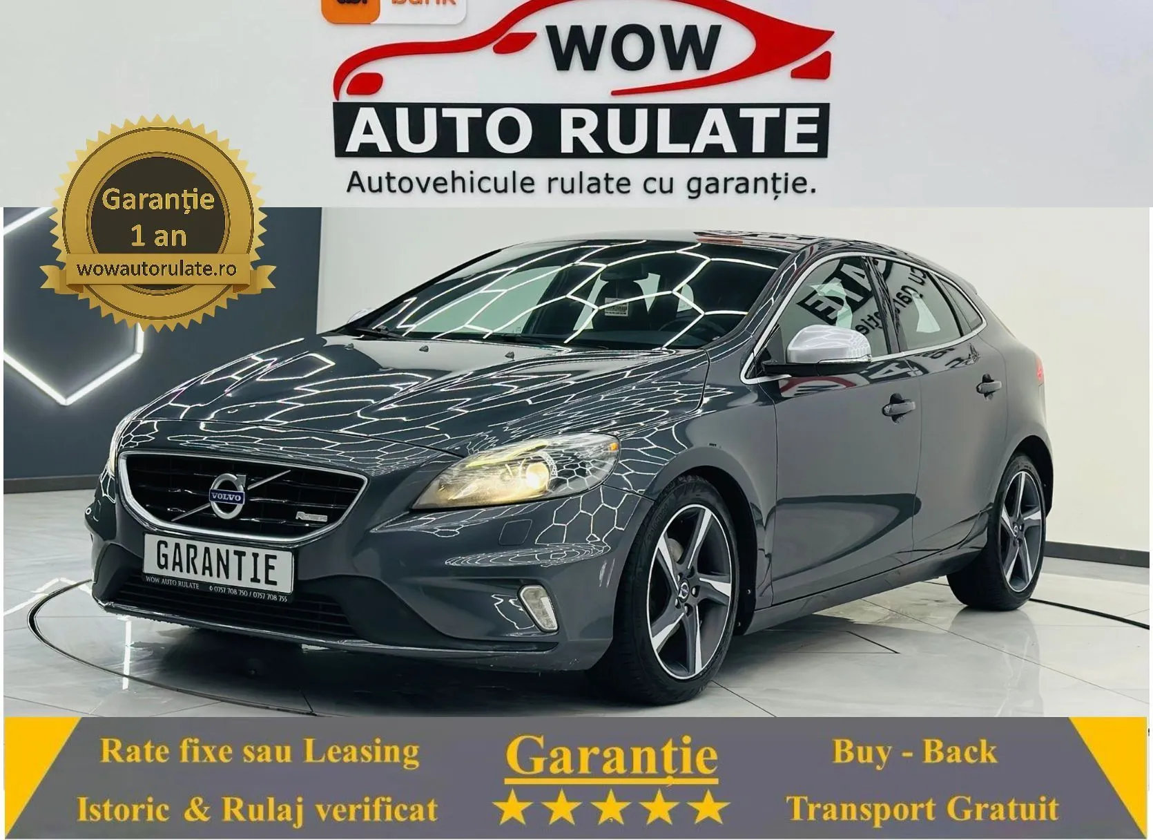 VOLVO V40 2013 1.6D E5 Garantie 12 Luni Rate Avans 0 Doar Cu Buletinul 2013 - WOW Auto Rulate