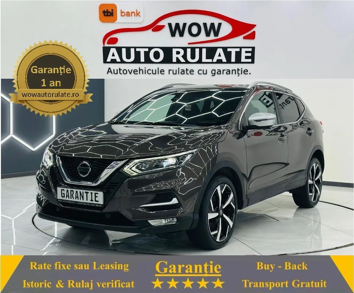 NISSAN Qashqai 2018 1.3i E6 Garantie 12 Luni Rate Avans 0 Doar Cu Buletinul 2018 - WOW Auto Rulate