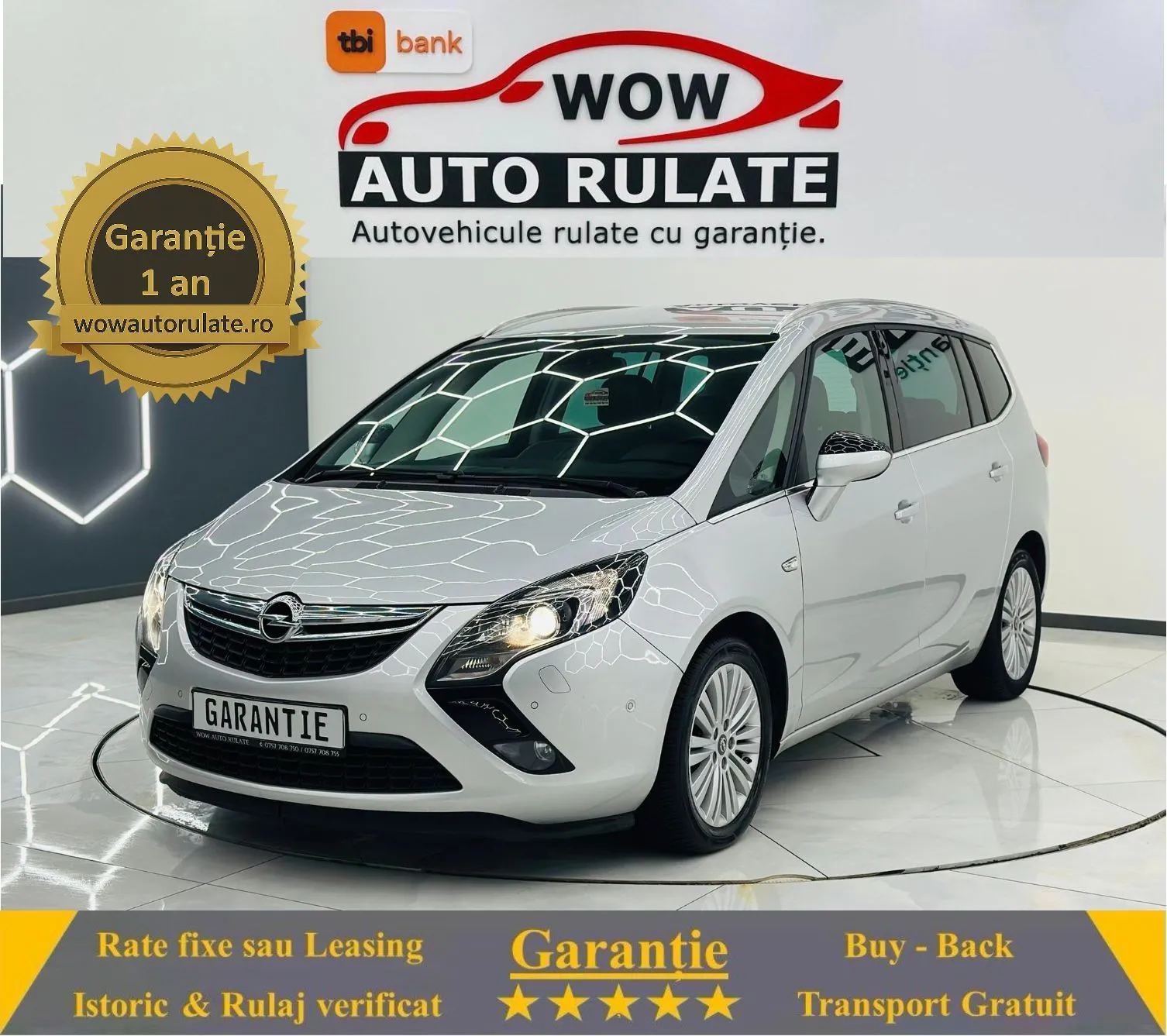 OPEL ZAFIRA 2016 1.6D  E6 Garantie 12 Luni Rate Avans 0 Doar Cu Buletinul 2016 - WOW Auto Rulate