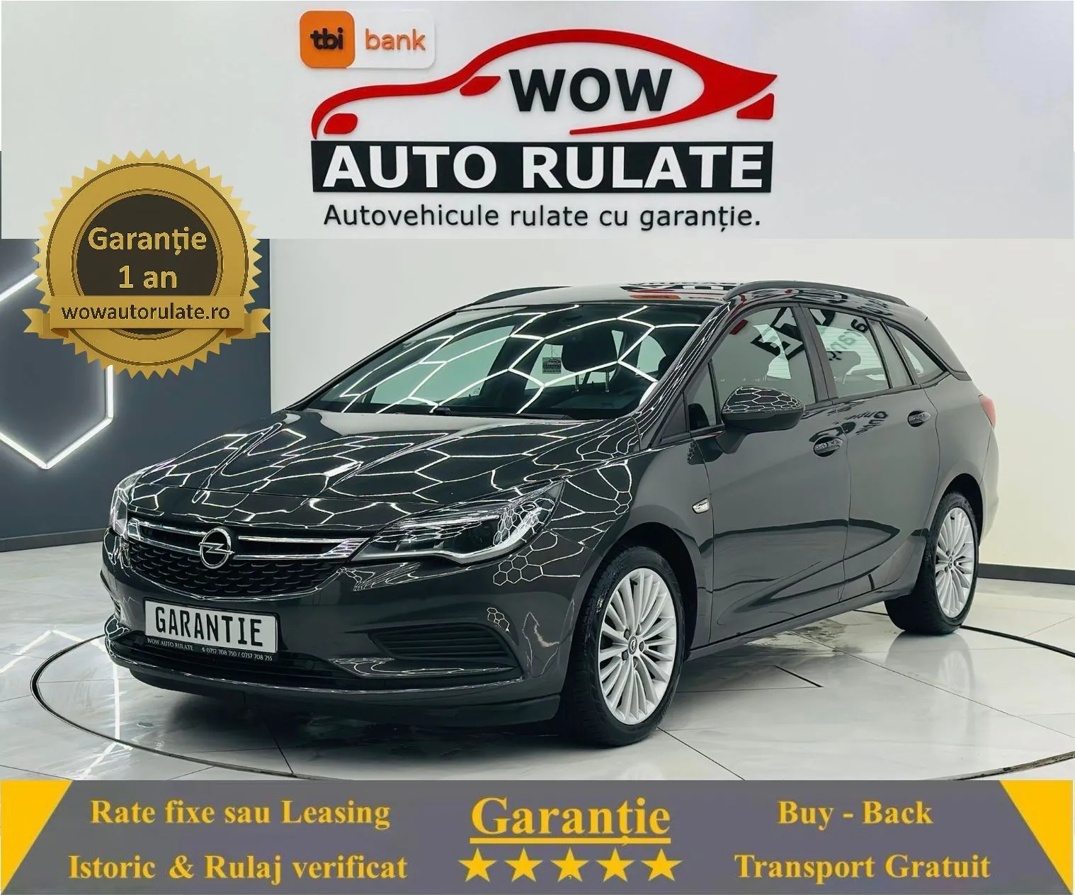 OPEL ASTRA 2016 1.6D E6 Garantie 12 Luni Rate Avans 0 Doar Cu Buletinul 2016 - WOW Auto Rulate