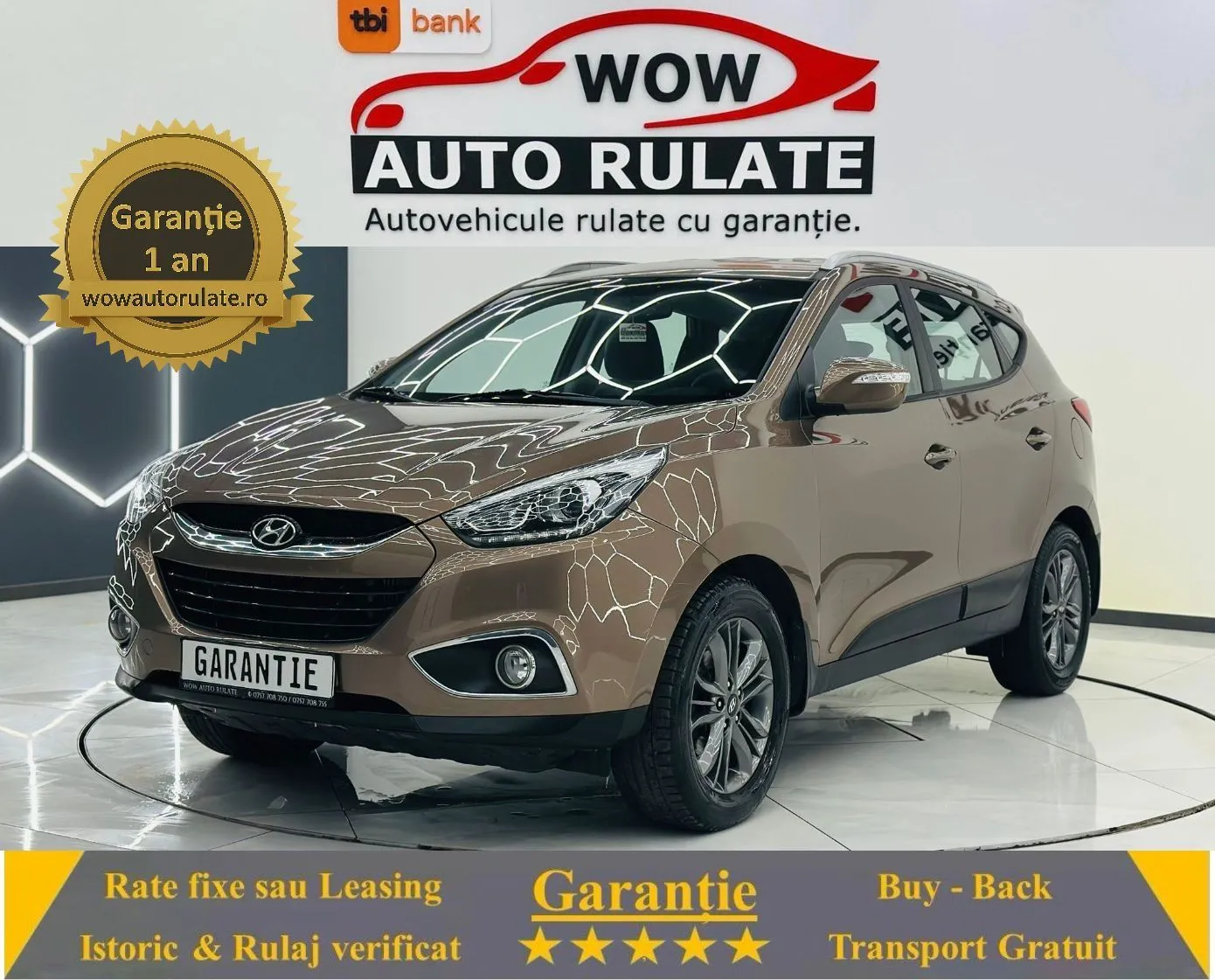 HYUNDAI IX35 2016 1.7D E5 Garantie 12 Luni Rate Avans 0 Doar Cu Buletinul 2016 - WOW Auto Rulate