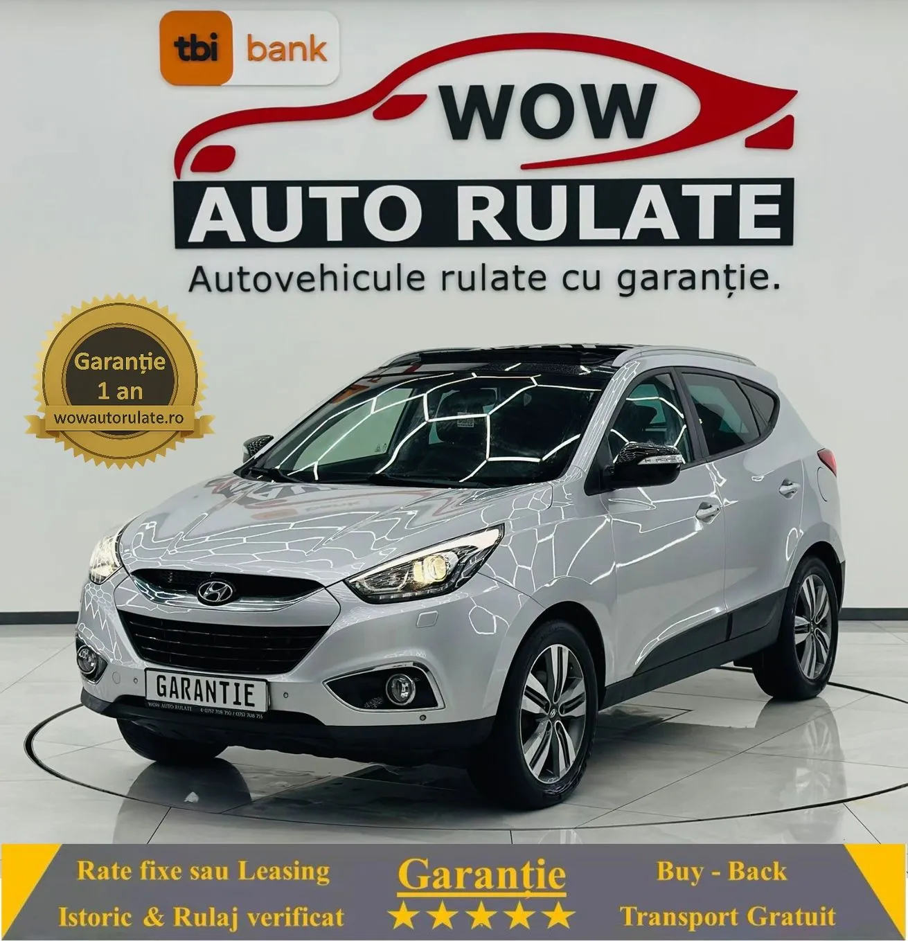 HYUNDAI IX35 2014 1.7D E5 Garantie 12 Luni Rate Avans 0 Doar Cu Buletinul 2014 - WOW Auto Rulate
