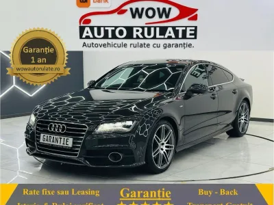 AUDI A7 2012 3.0D E6 4x4 Garantie 12 Luni Rate Avans 0 Doar Cu Buletinul