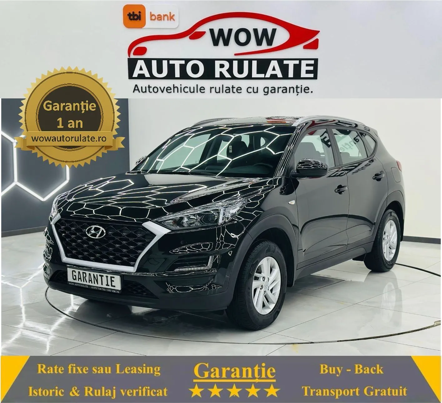 HYUNDAI TUCSON 2020 1.6i E6 Garantie 12 Luni Rate Avans 0 Doar Cu Buletinul 2020 - WOW Auto Rulate
