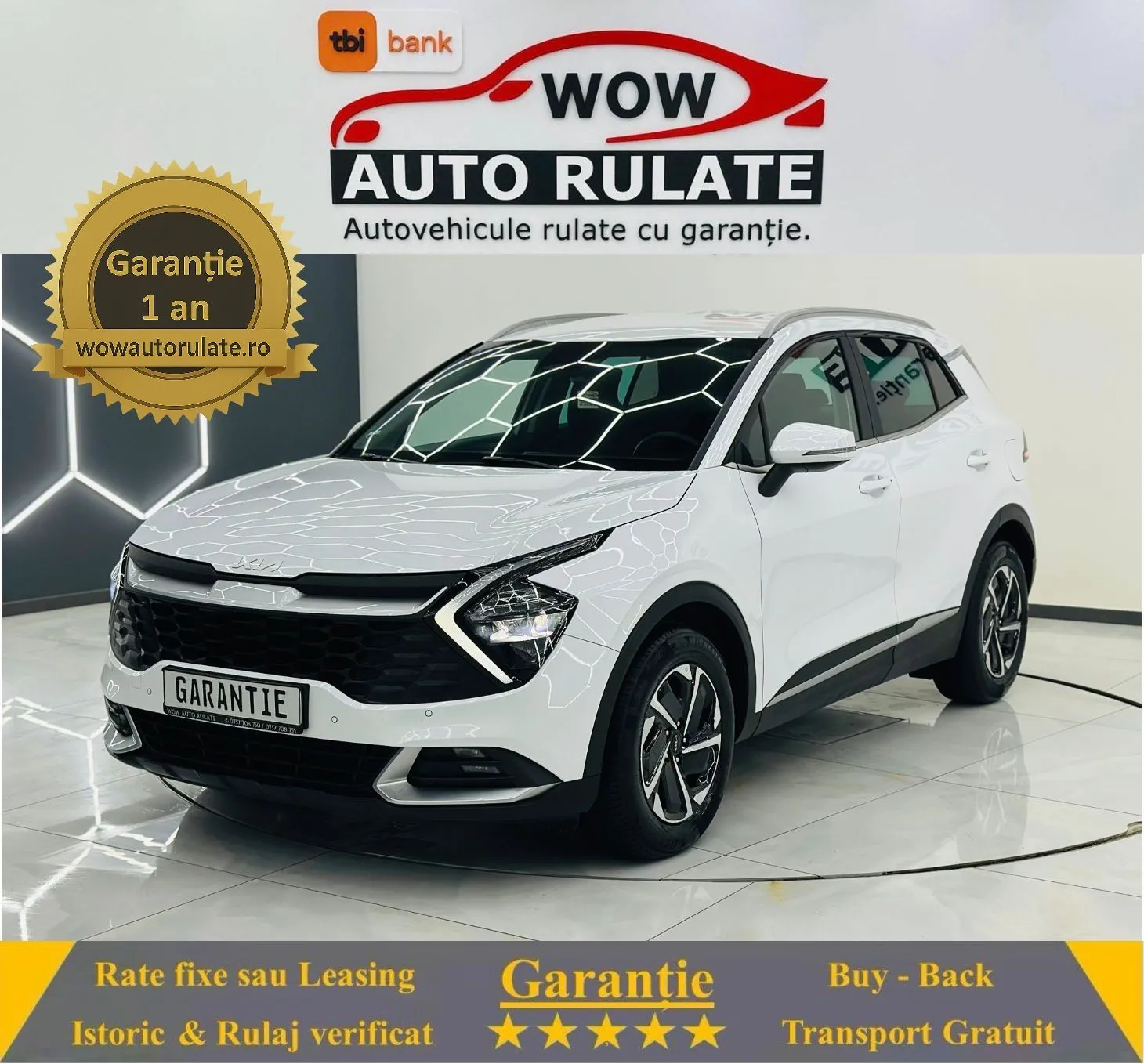 KIA SPORTAGE 2022 1.6i E648v Garantie 12 Luni Rate Avans 0 Doar Cu Buletinul 2022 - WOW Auto Rulate