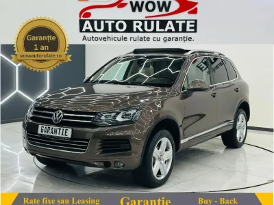 VOLKSWAGEN TOUAREG 2012 3.0D 4x4 E5 Garantie 12 Luni Rate AVans 0 Doar Cu Buletinul