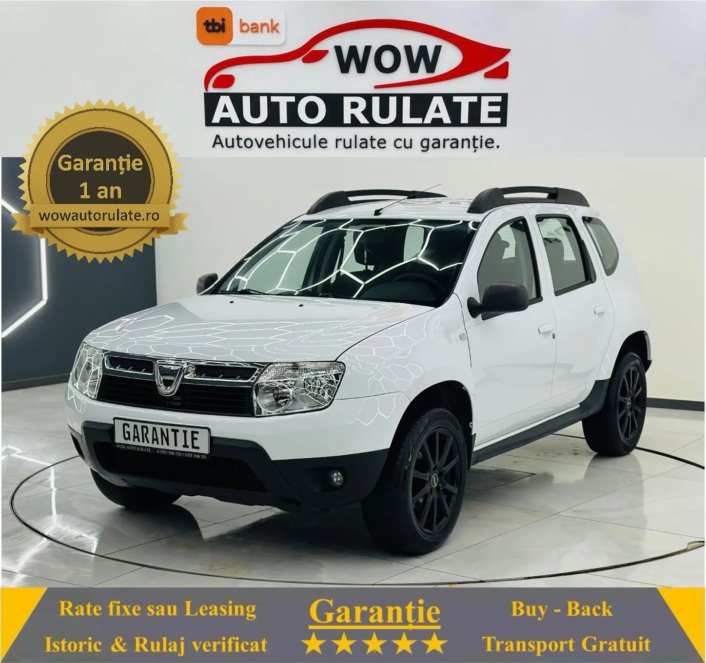 DACIA DUSTER 2011 1.5D E5 Garantie 12 Luni Rate Avans 0 Doar Cu Buletinul 2011 - WOW Auto Rulate