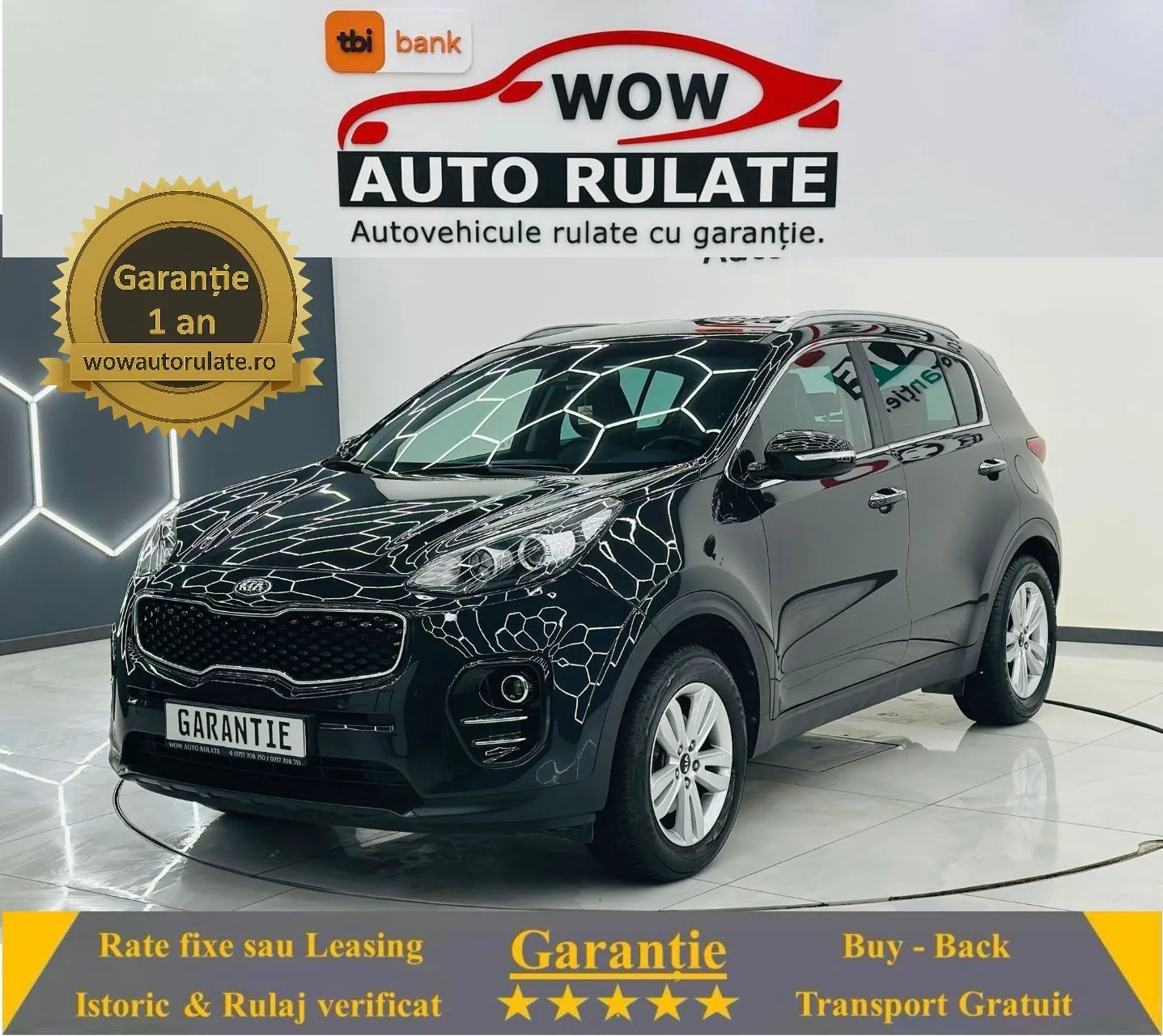 KIA SPORTAGE 2018 1.6i E6 Garantie 12 Luni Rate Avans 0 Doar Cu Buletinul 2018 - WOW Auto Rulate