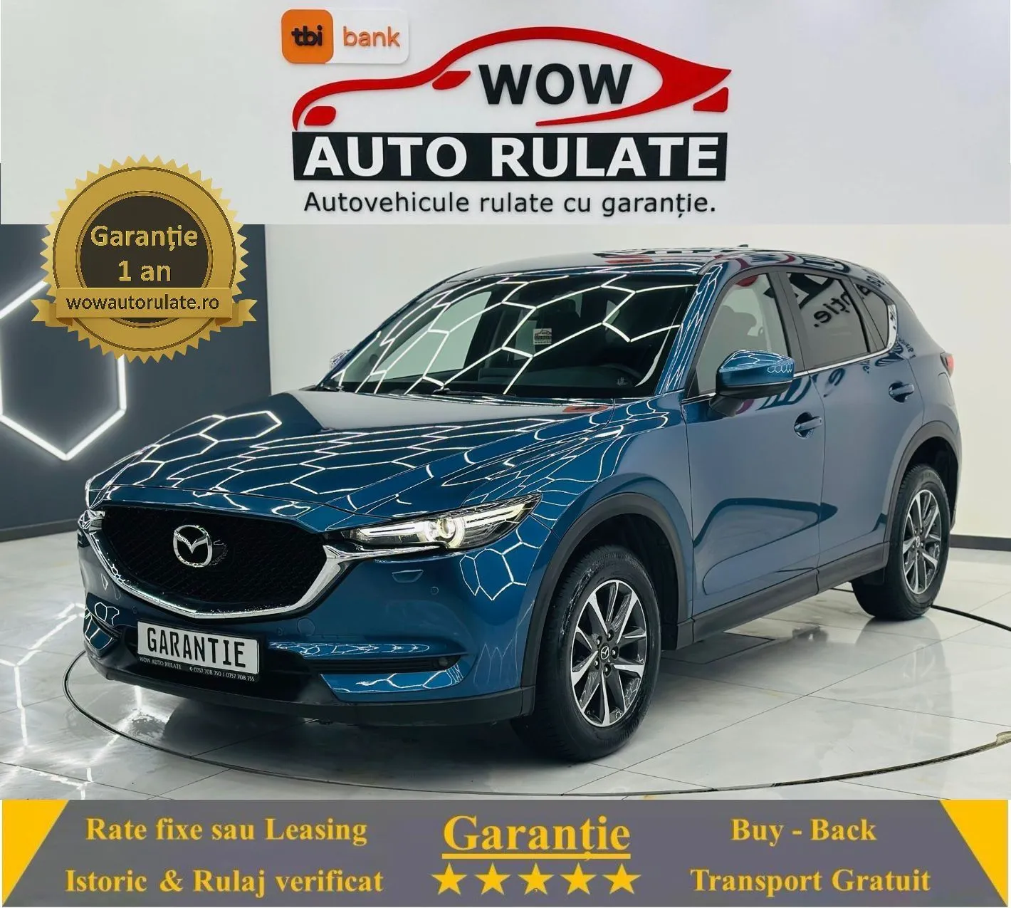 MAZDA CX-5 2018 2.2D E6 Garantie 12 Luni Rate AVans 0 Doar Cu Buletinul 2018 - WOW Auto Rulate