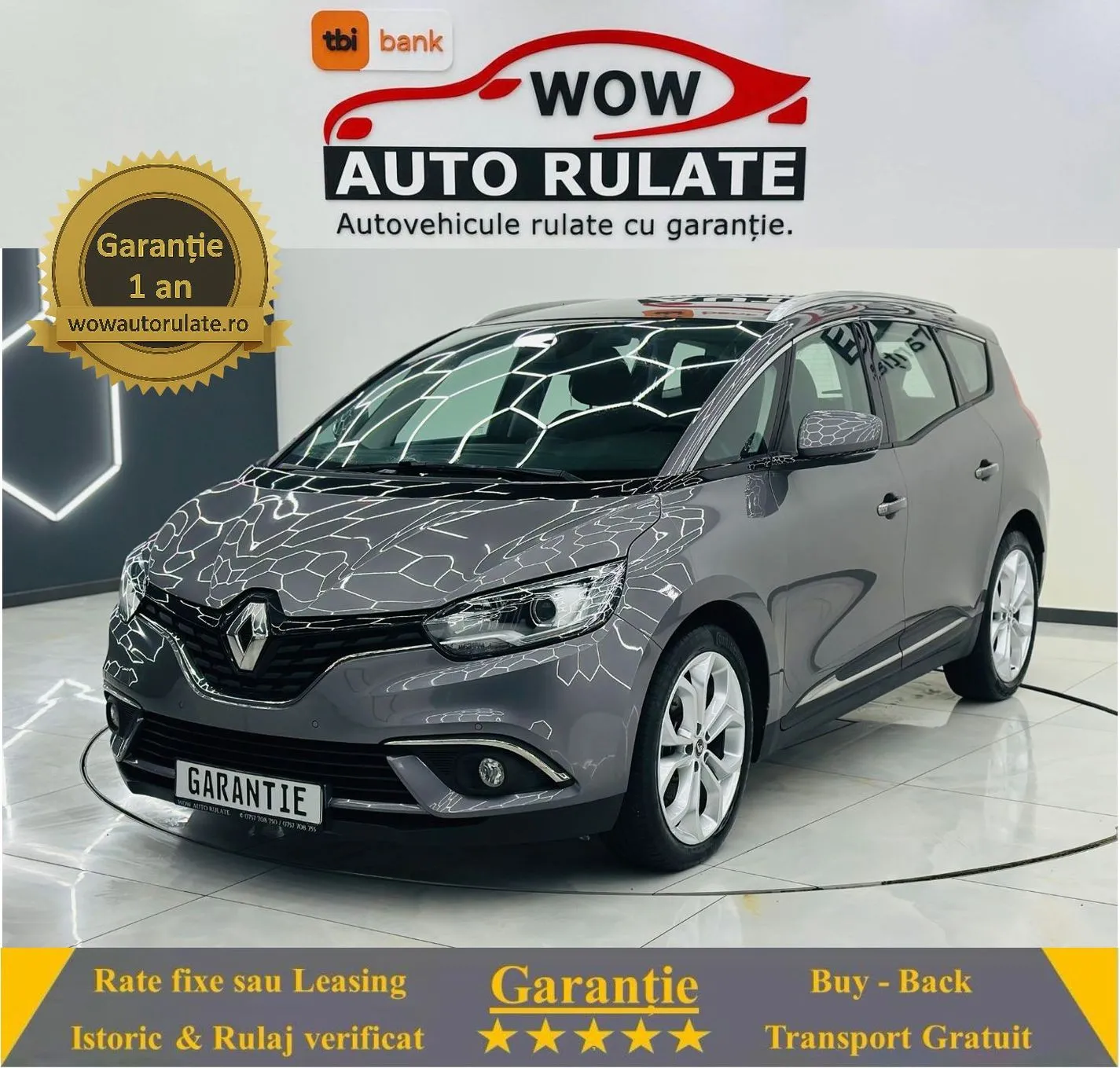 RENAULT SCENIC 2020 1.7D E6 Garantie 12 Luni Rate Avans 0 Doar Cu Buletinul 2020 - WOW Auto Rulate