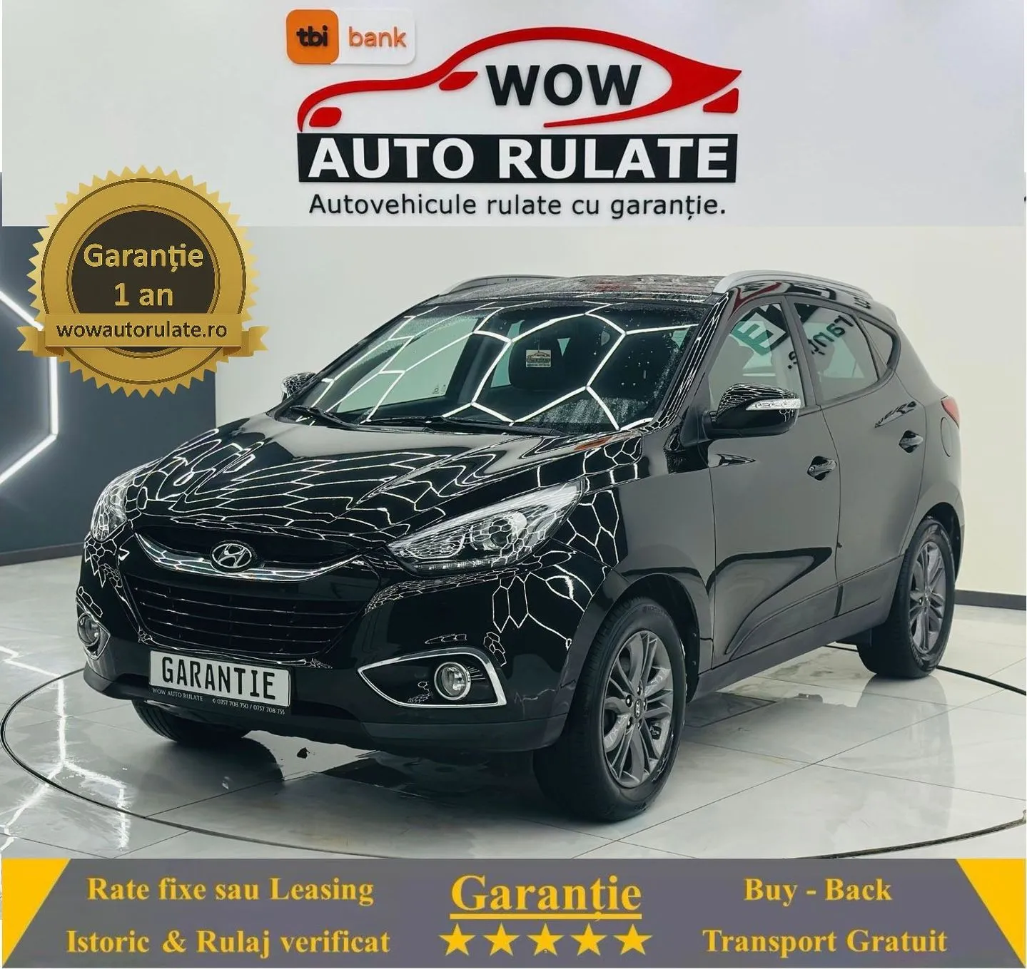 HYUNDAI IX35 2015 1.7D E5 Garantie 12 Luni Rate Avans 0 Doar Cu Buletinul 2015 - WOW Auto Rulate