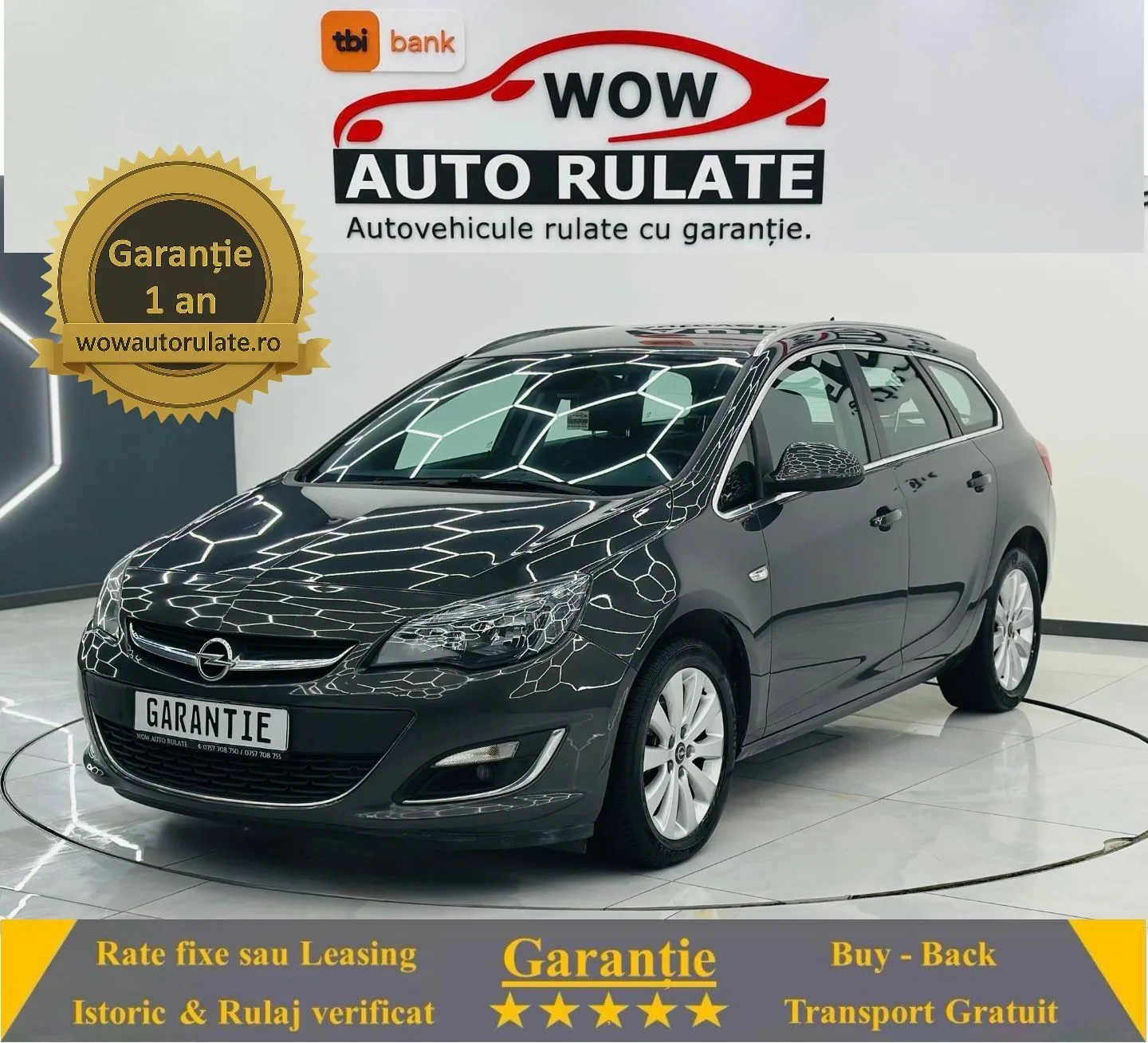 OPEL ASTRA 2014 1.6D E6 Garantie 12 Luni Rate Avans 0 Doar Cu Buletinul 2014 - WOW Auto Rulate