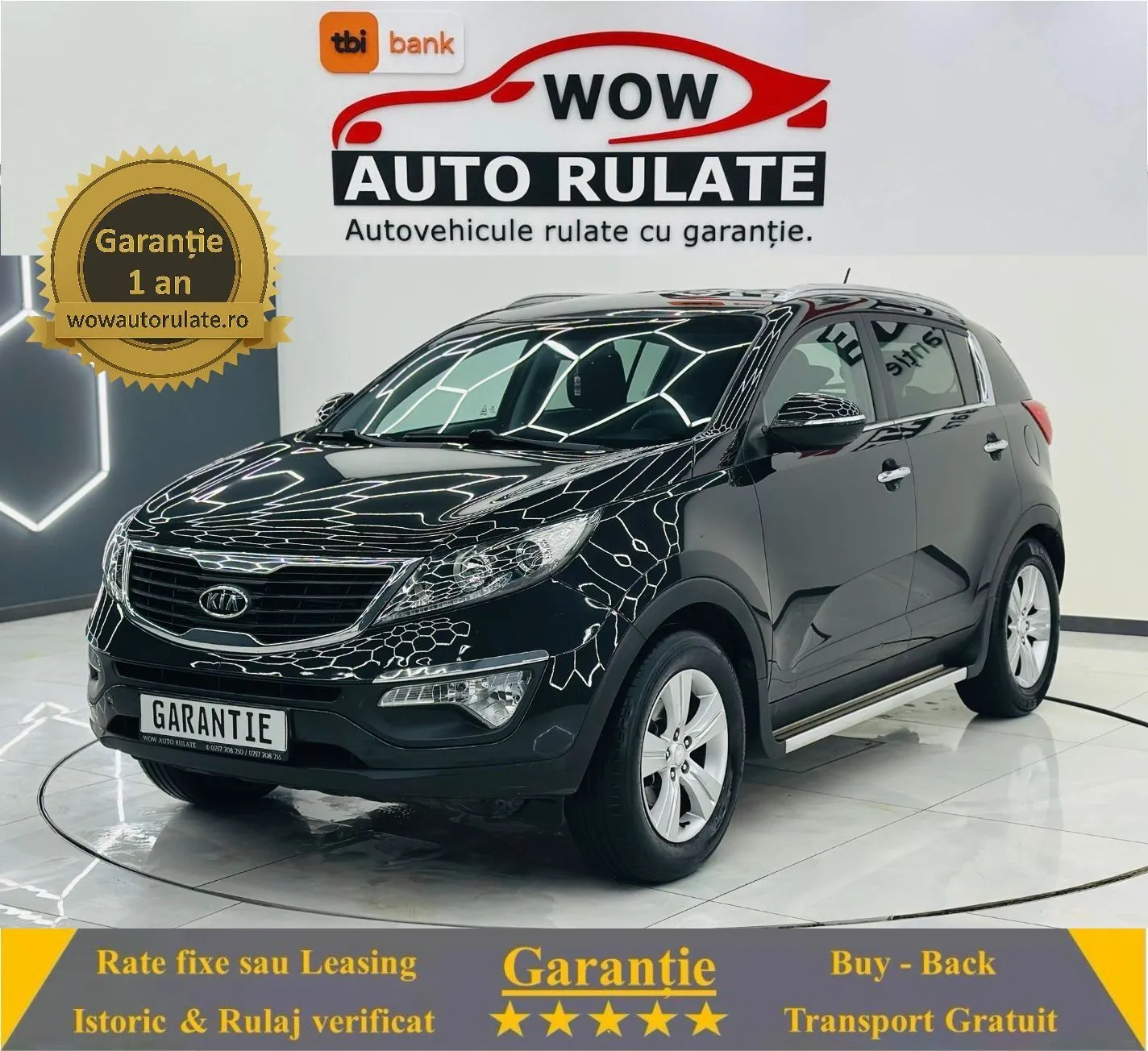 KIA SPORTAGE 2012 1.6i E5 Garantie 12 Luni Rate Avans  0 Doar Cu Buletinul 2012 - WOW Auto Rulate