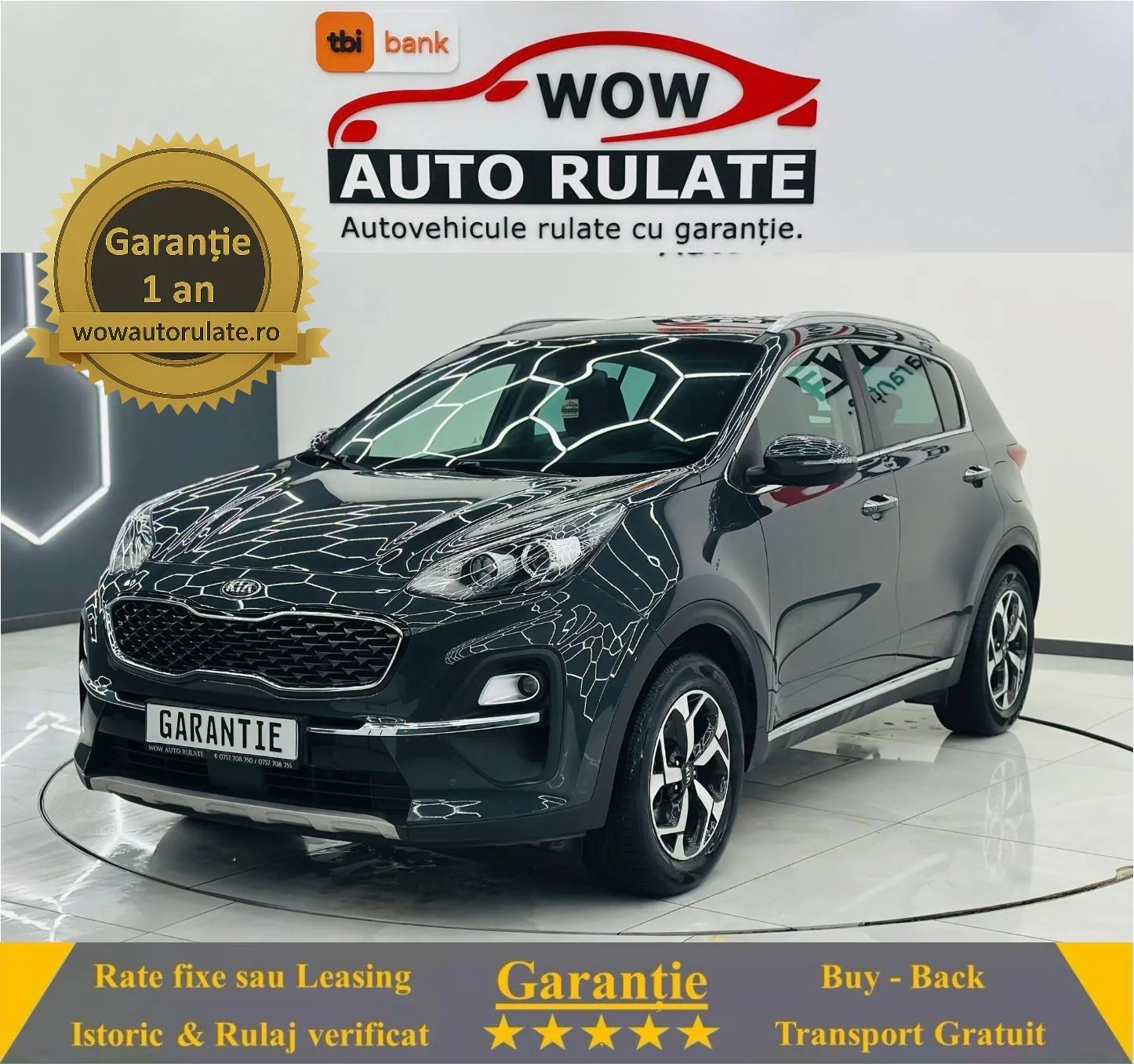KIA SPORTAGE 2021 1.6D E6 Garantie 12 Luni Rate Avans 0 Doar Cu Buletinul 2021 - WOW Auto Rulate